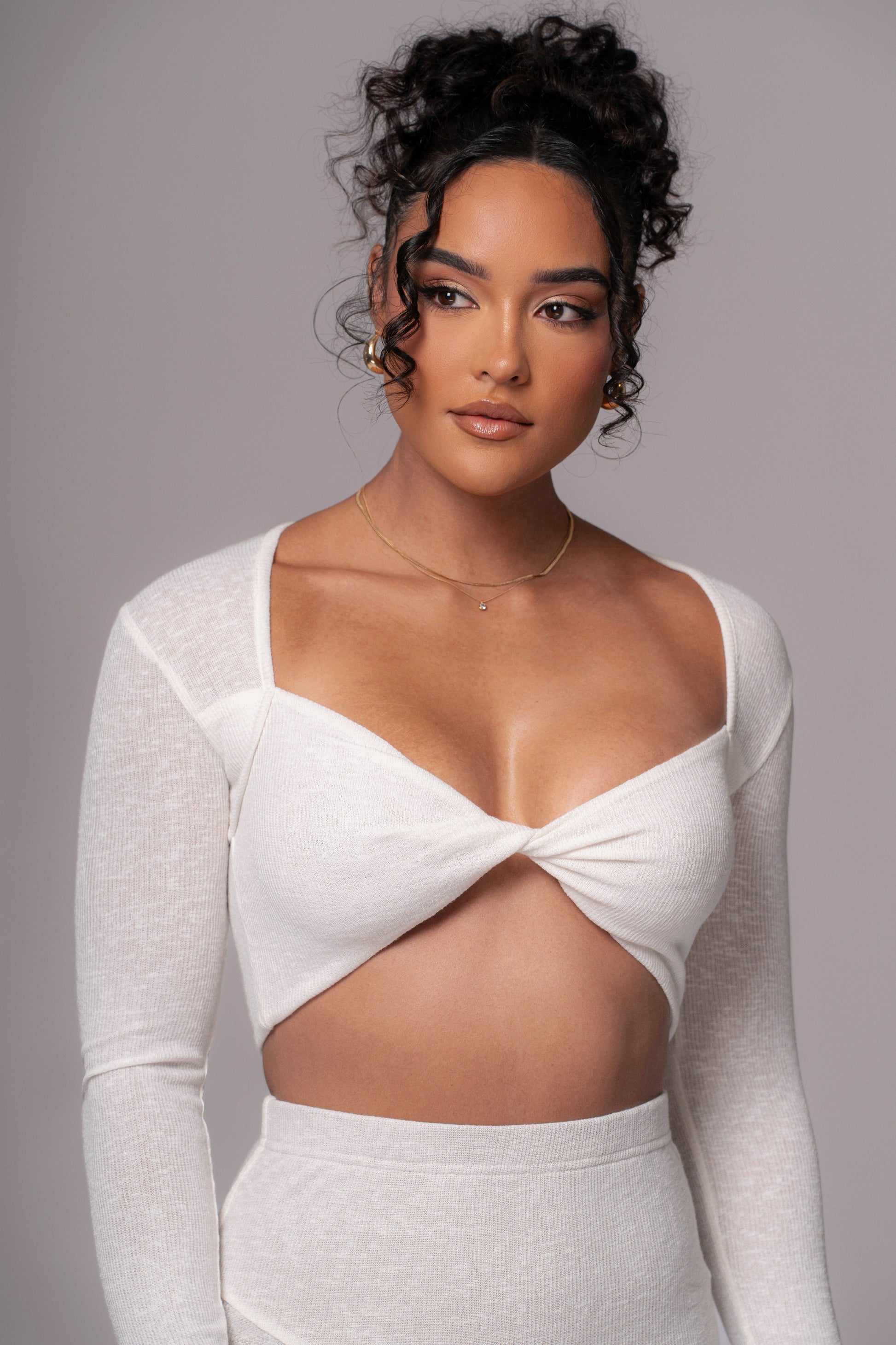 Ivory All About You Skirt Set JLUXLABEL