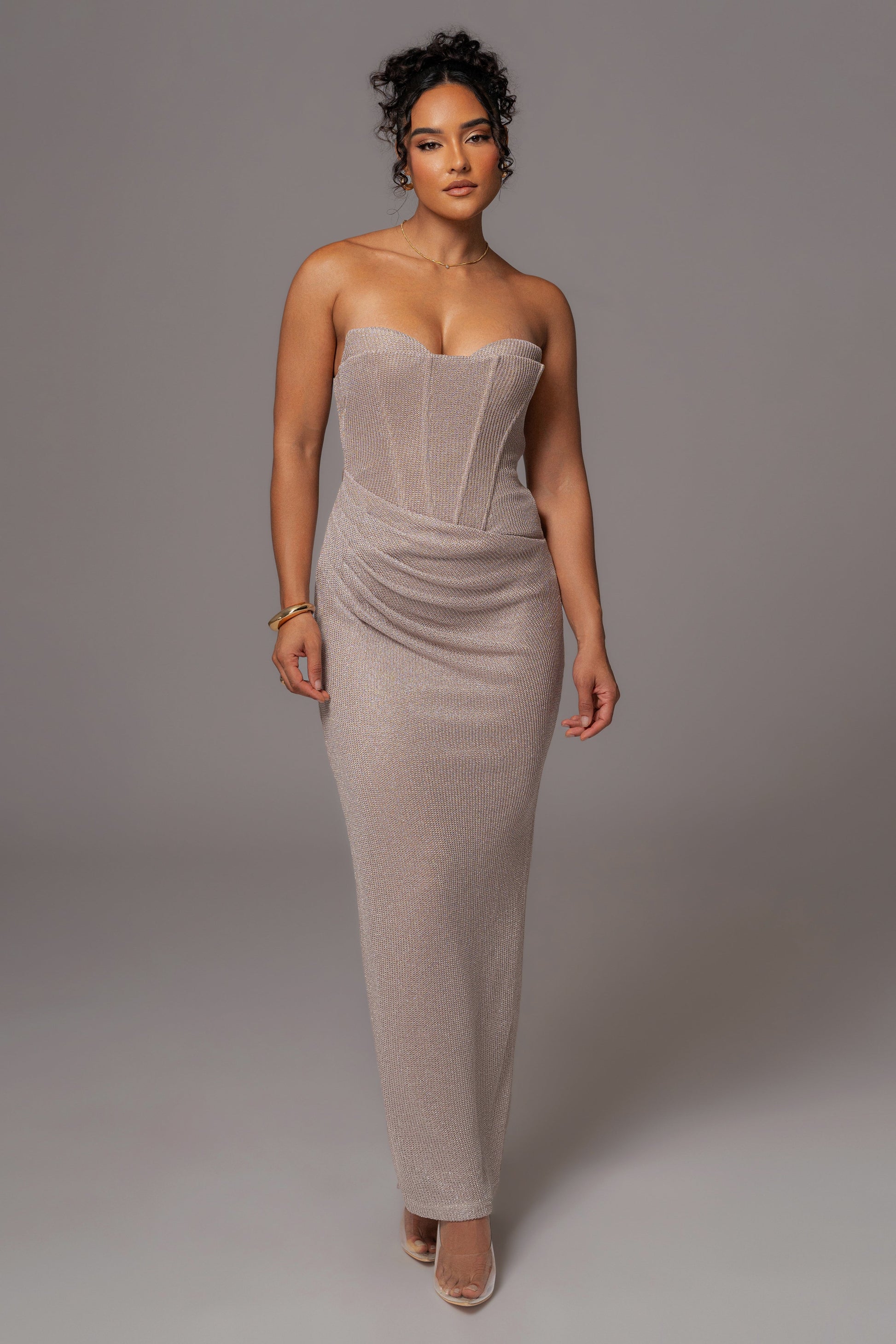 Beige Lush Life Maxi Dress JLUXLABEL