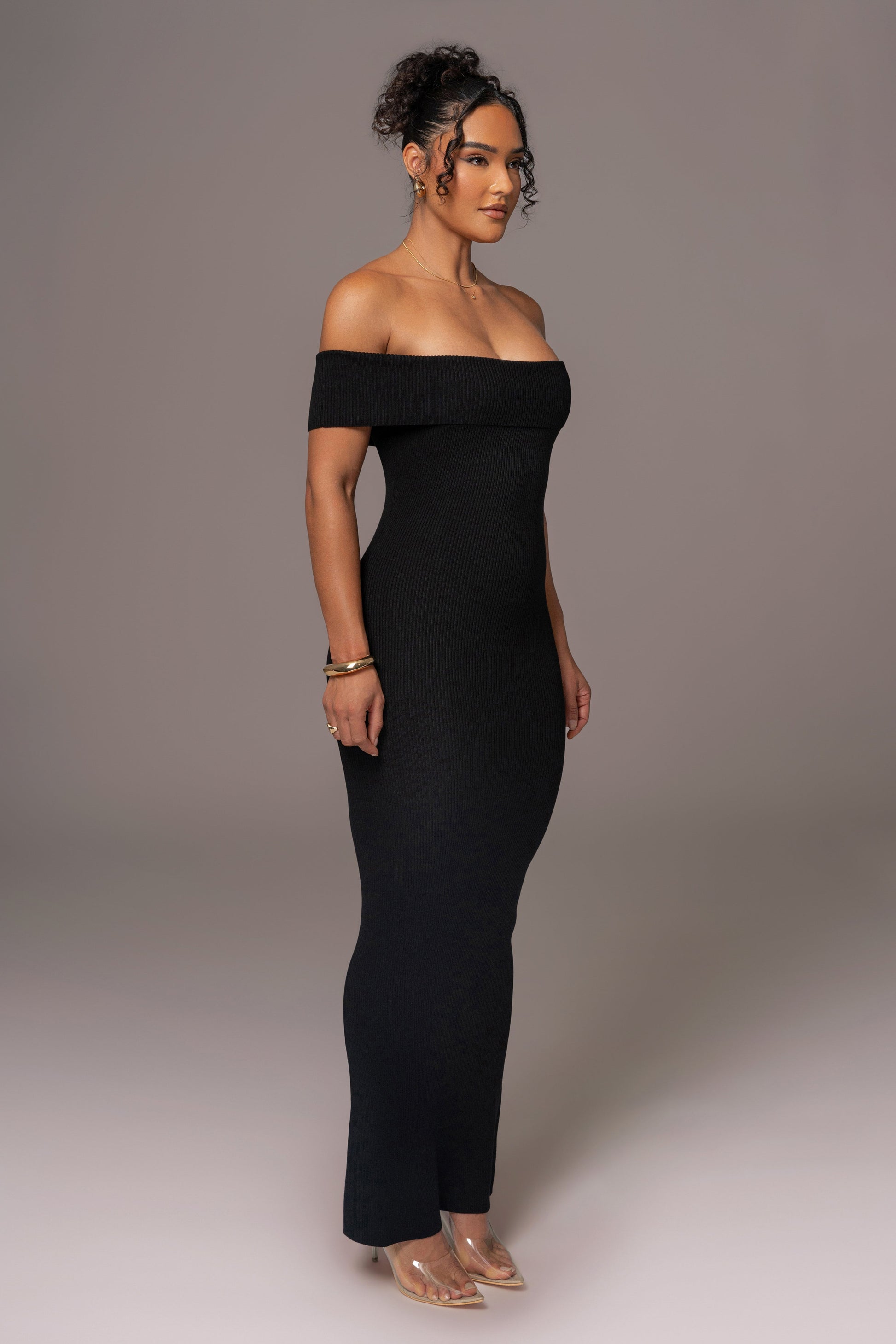 Black Custom  Maxi Dress JLUXLABEL