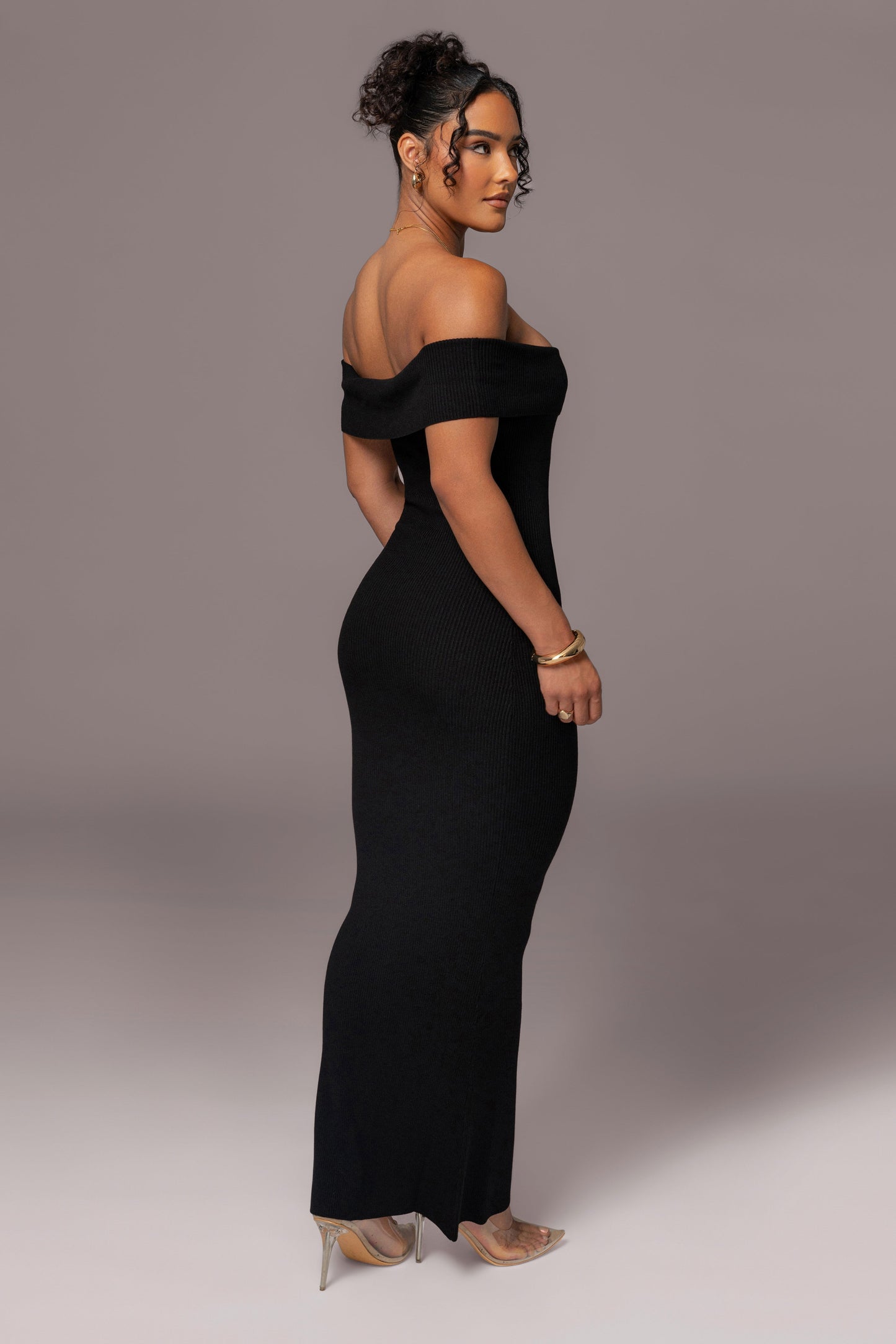 Black Custom  Maxi Dress JLUXLABEL