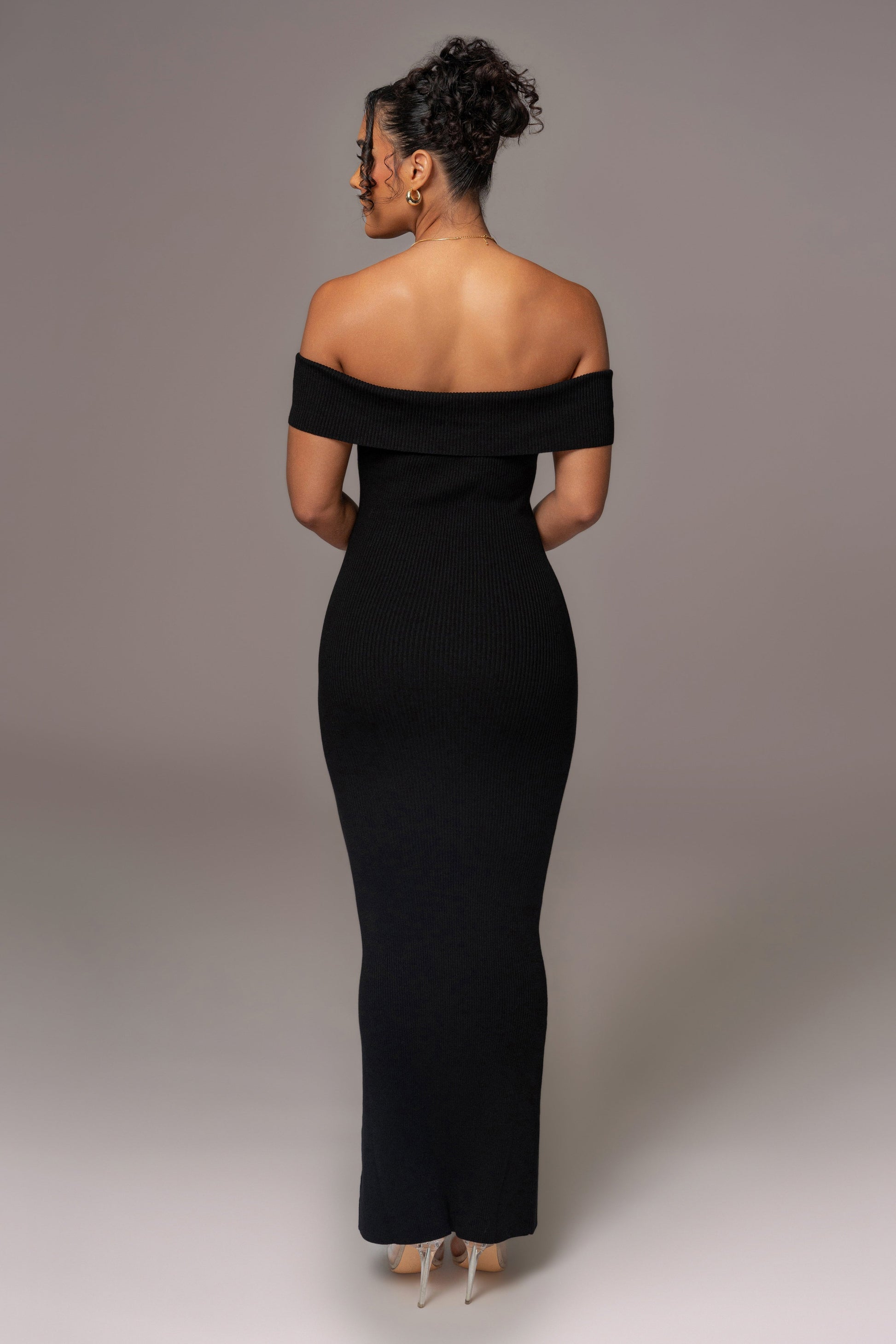 Black Custom  Maxi Dress JLUXLABEL