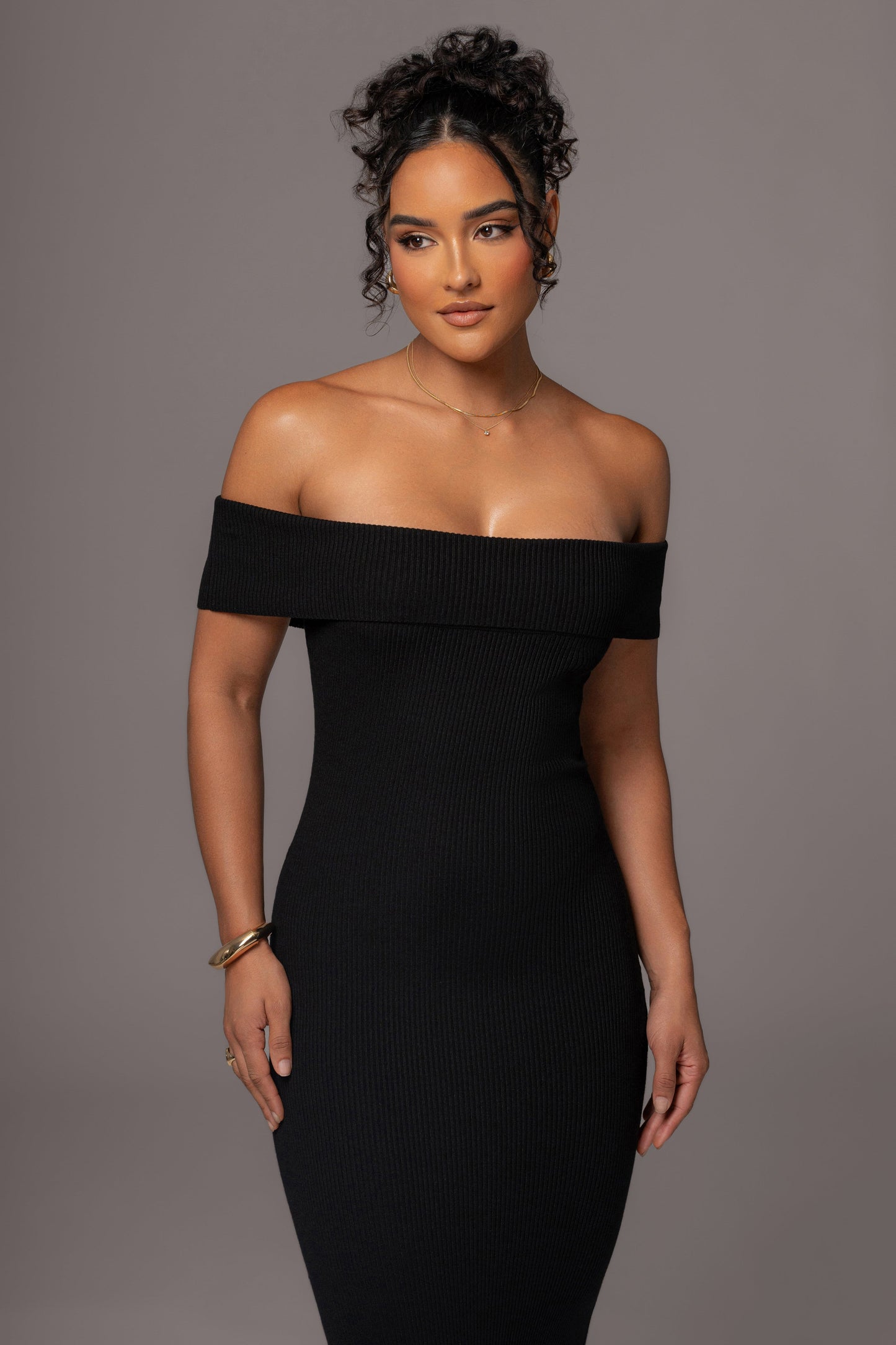 Black Custom  Maxi Dress JLUXLABEL