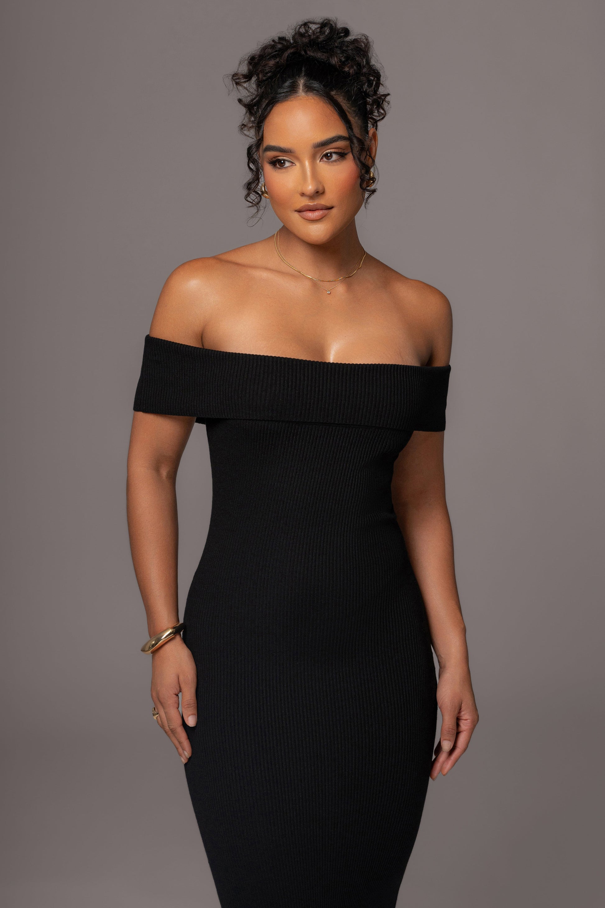 Black Custom  Maxi Dress JLUXLABEL