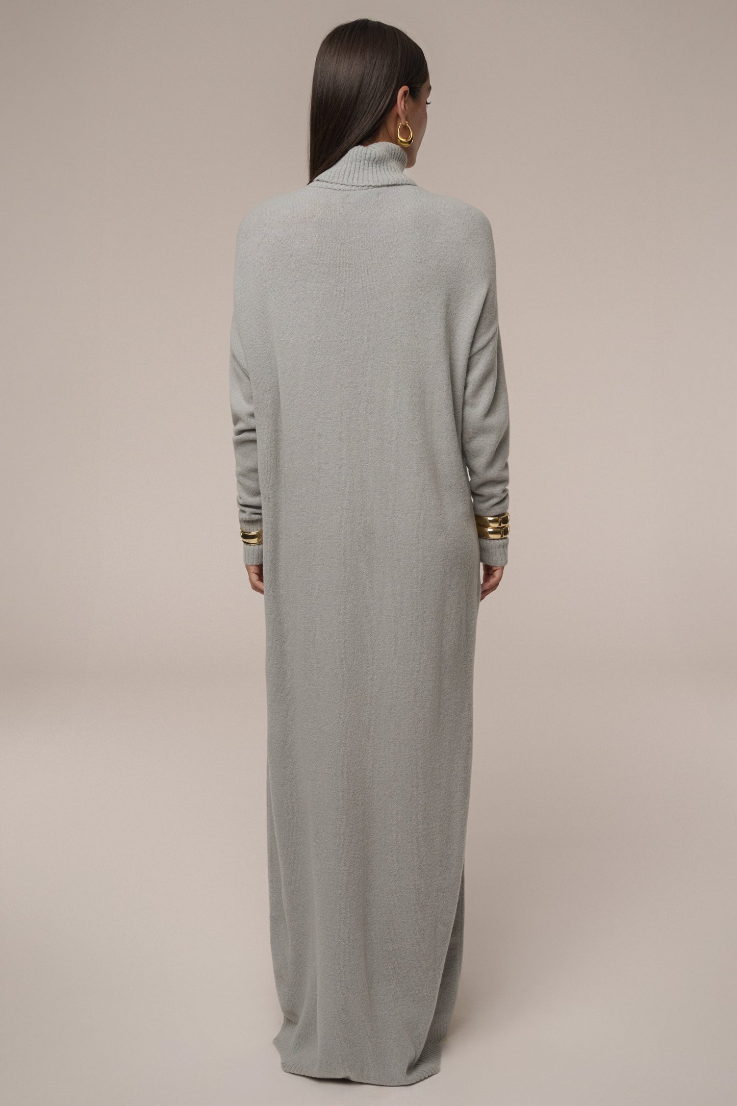 Grey Hartley Knit Maxi Dress JLUXLABEL