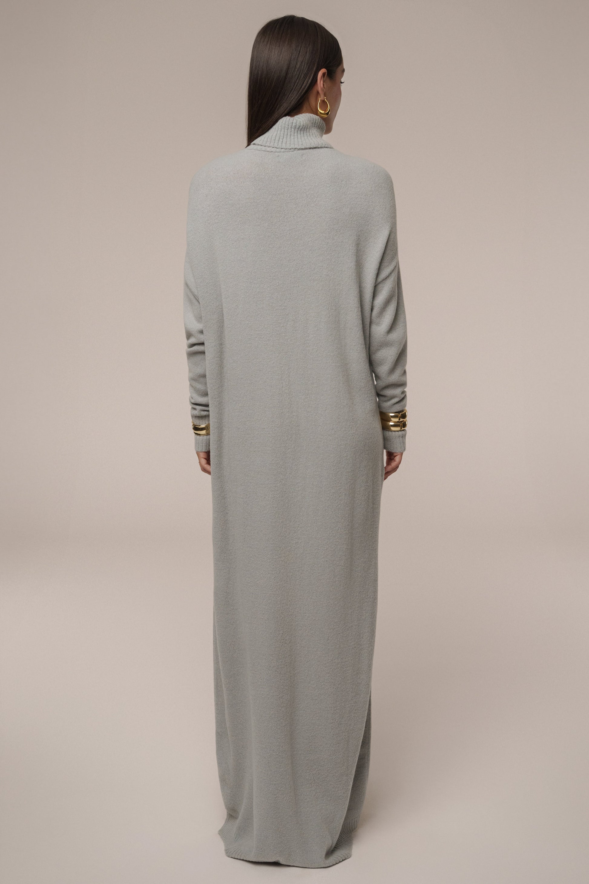 Grey Hartley Knit Maxi Dress JLUXLABEL