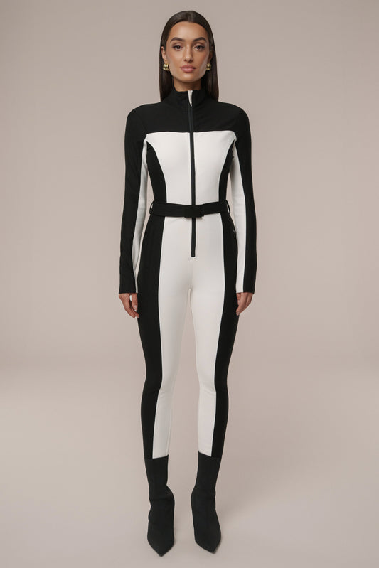 Black Arctic Rush Ski Suit JLUXLABEL