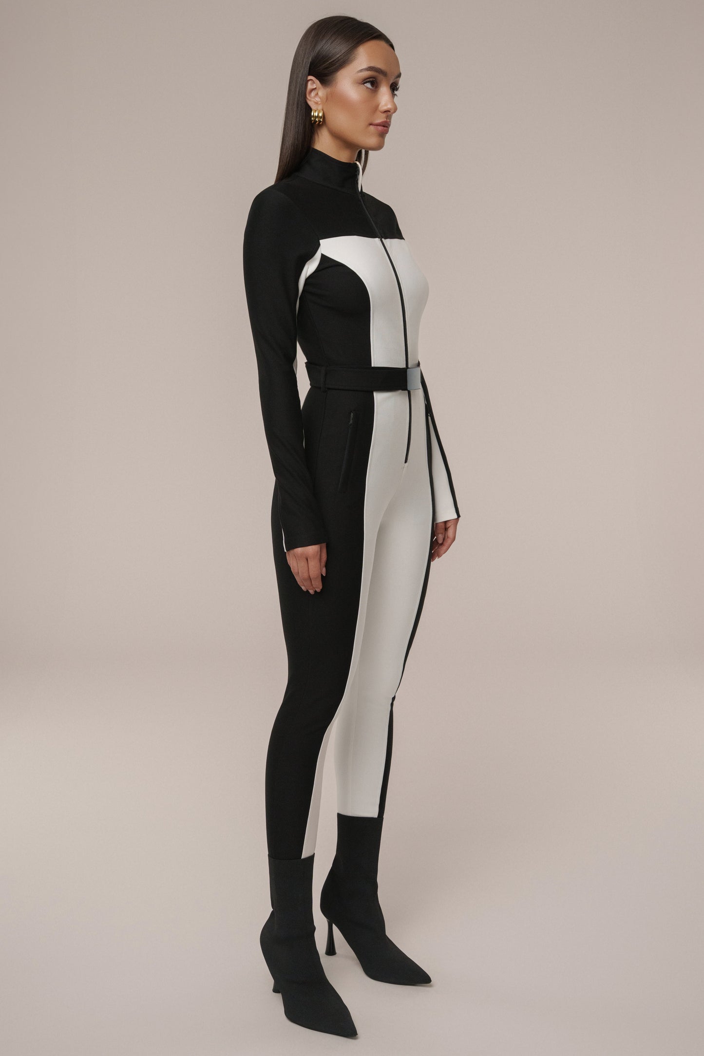 Black Arctic Rush Ski Suit JLUXLABEL