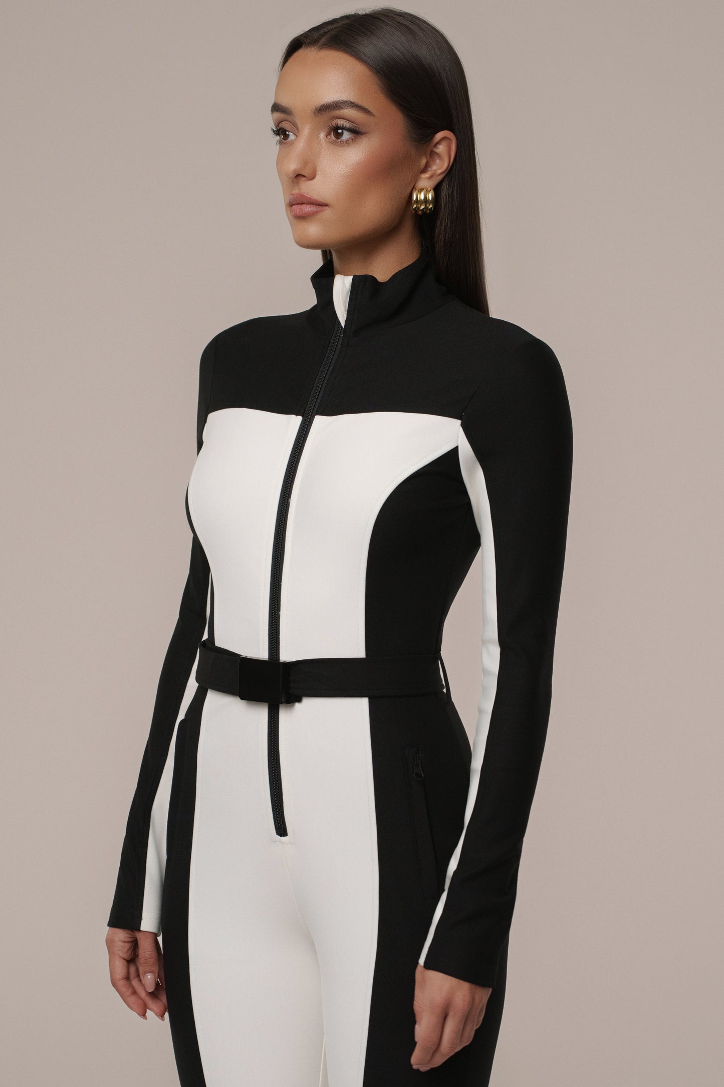 Black Arctic Rush Ski Suit JLUXLABEL
