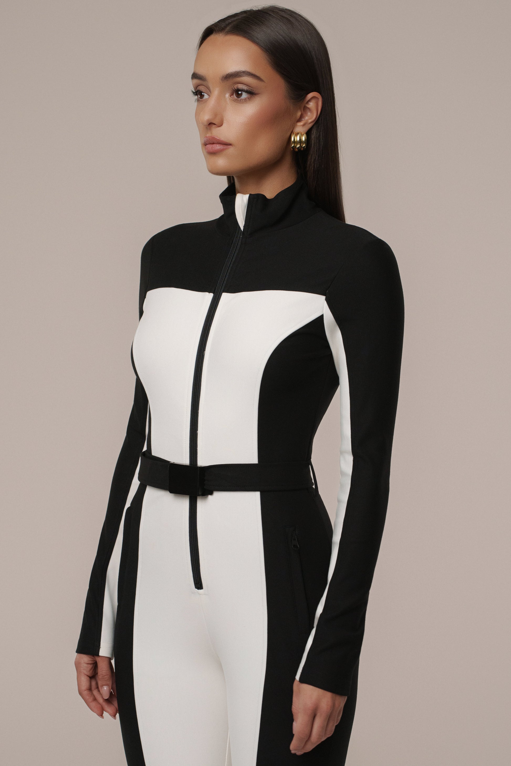 Black Arctic Rush Ski Suit JLUXLABEL