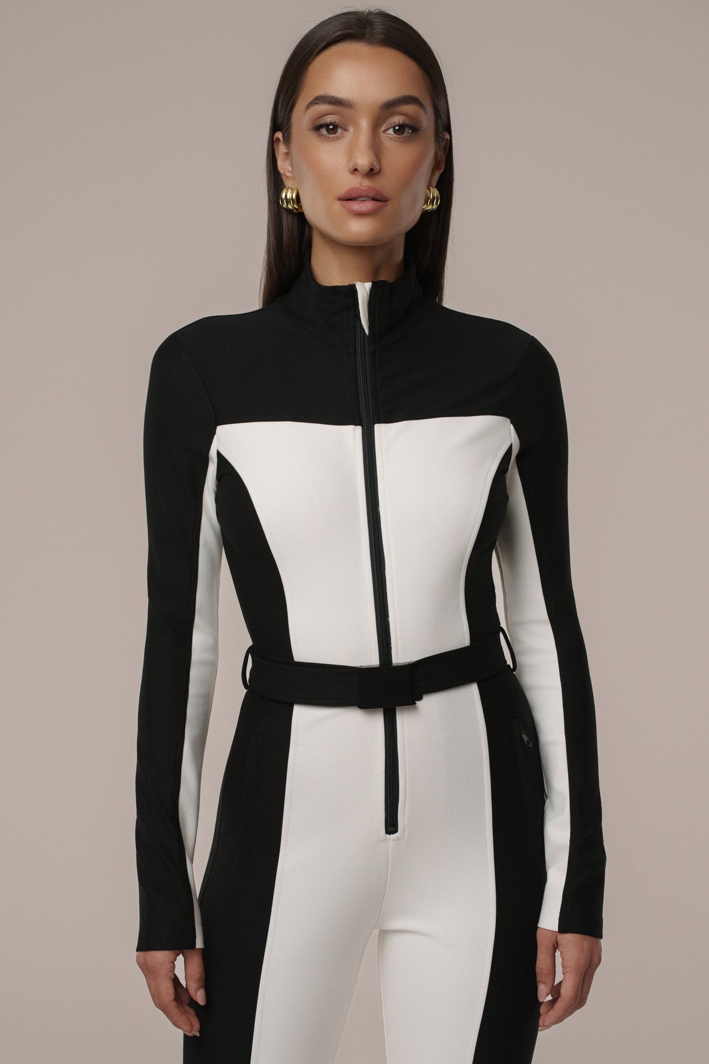 Black Arctic Rush Ski Suit JLUXLABEL