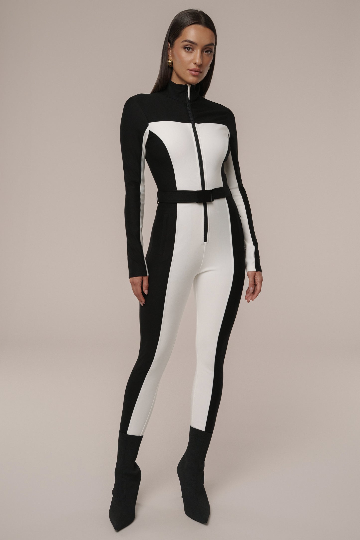 Black Arctic Rush Ski Suit JLUXLABEL