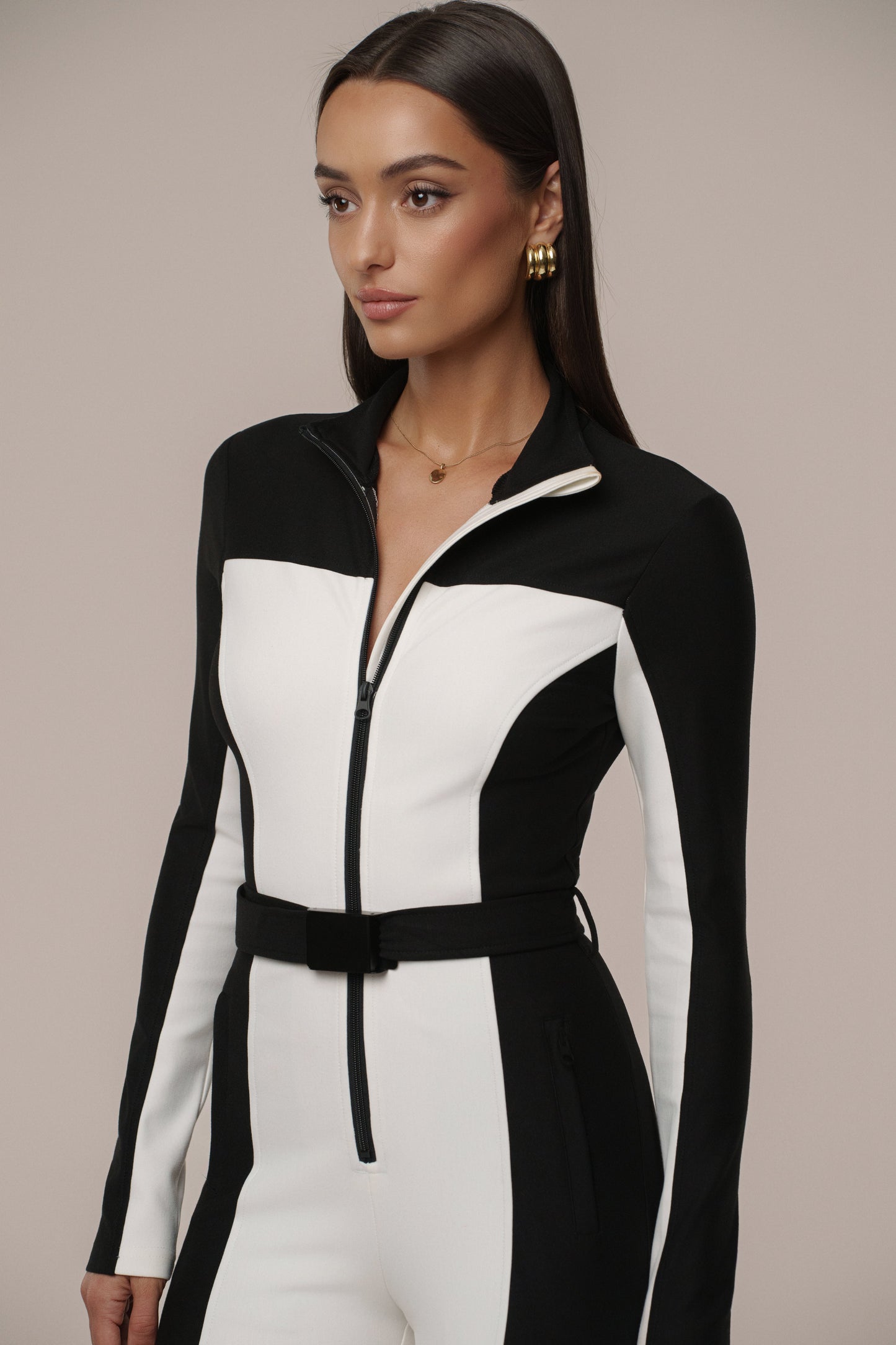Black Arctic Rush Ski Suit JLUXLABEL