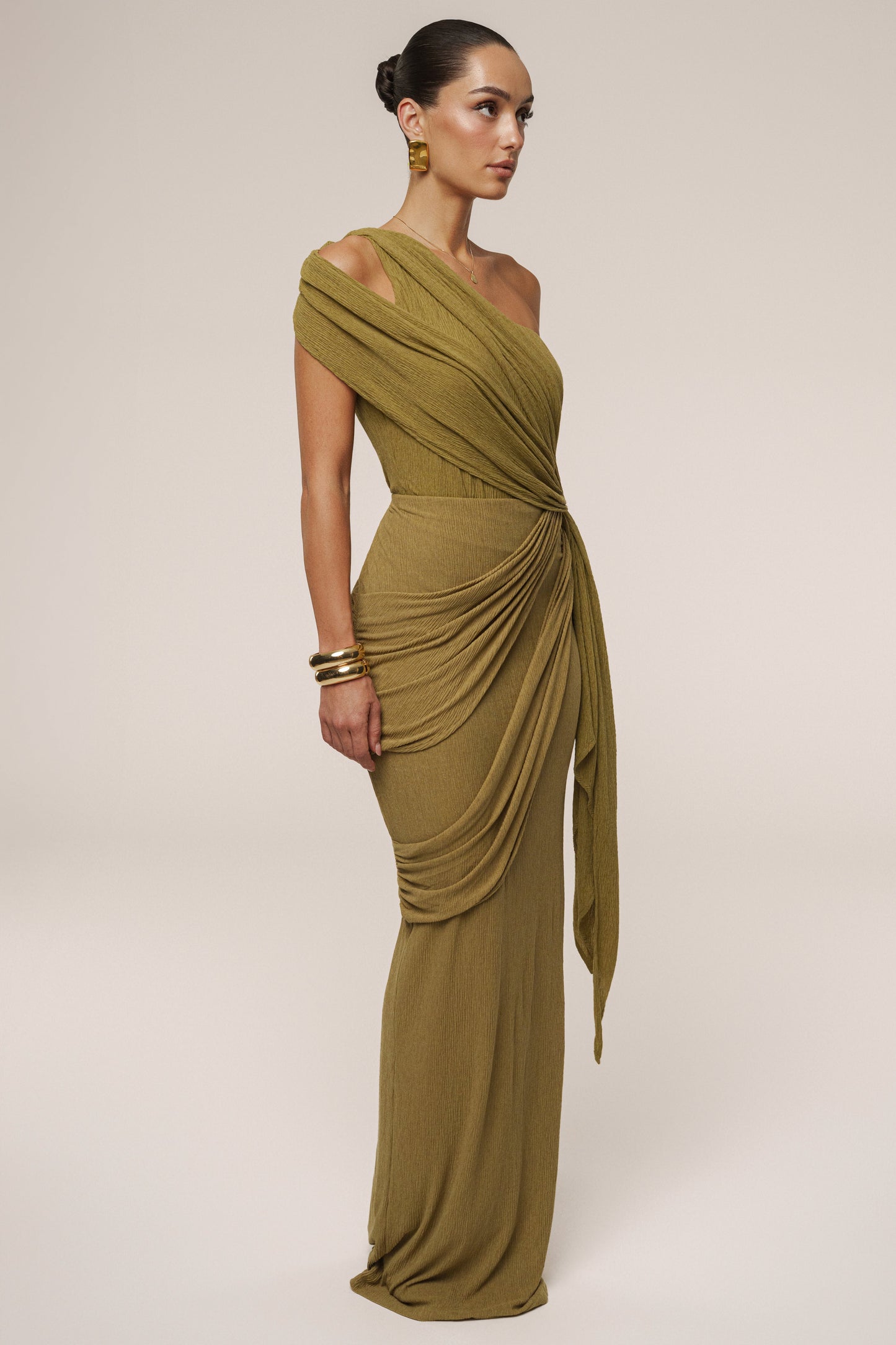 Moss Lovina Drape Bodysuit JLUXLABEL