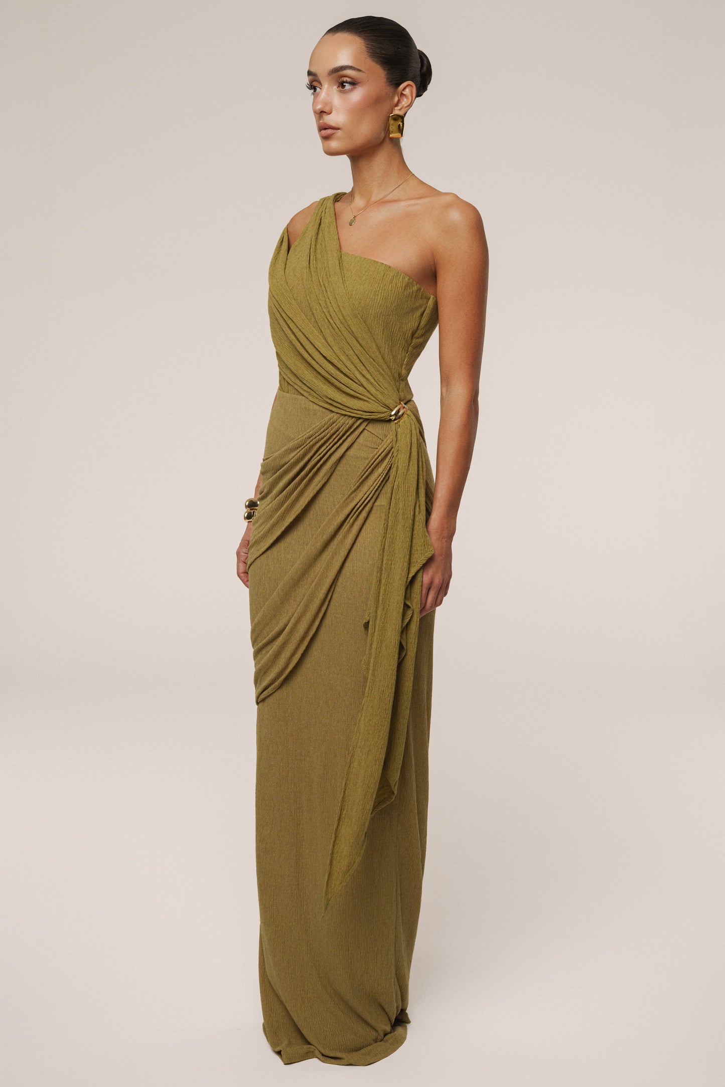 Moss Lovina Drape Bodysuit JLUXLABEL