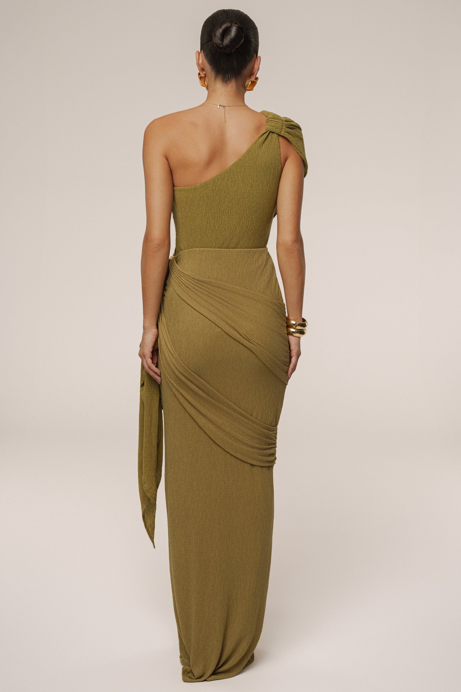 Moss Lovina Drape Bodysuit JLUXLABEL