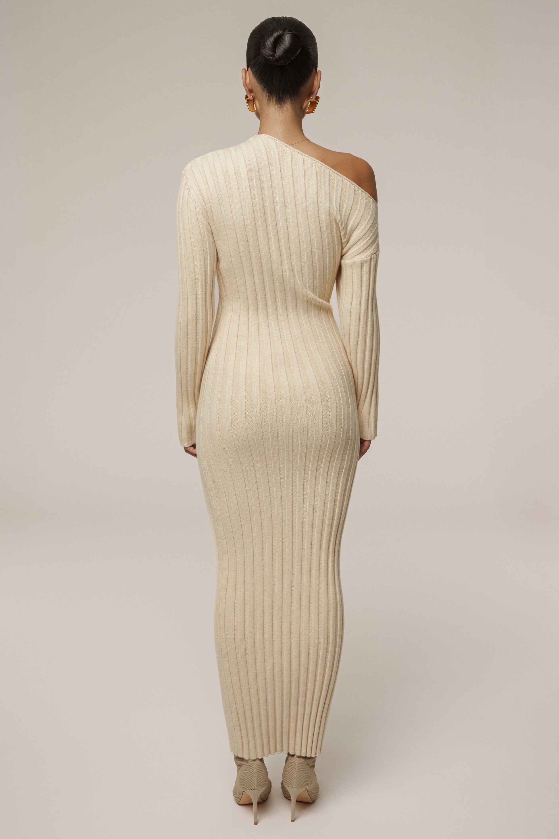 Ivory Auttomn Maxi Dress JLUXLABEL