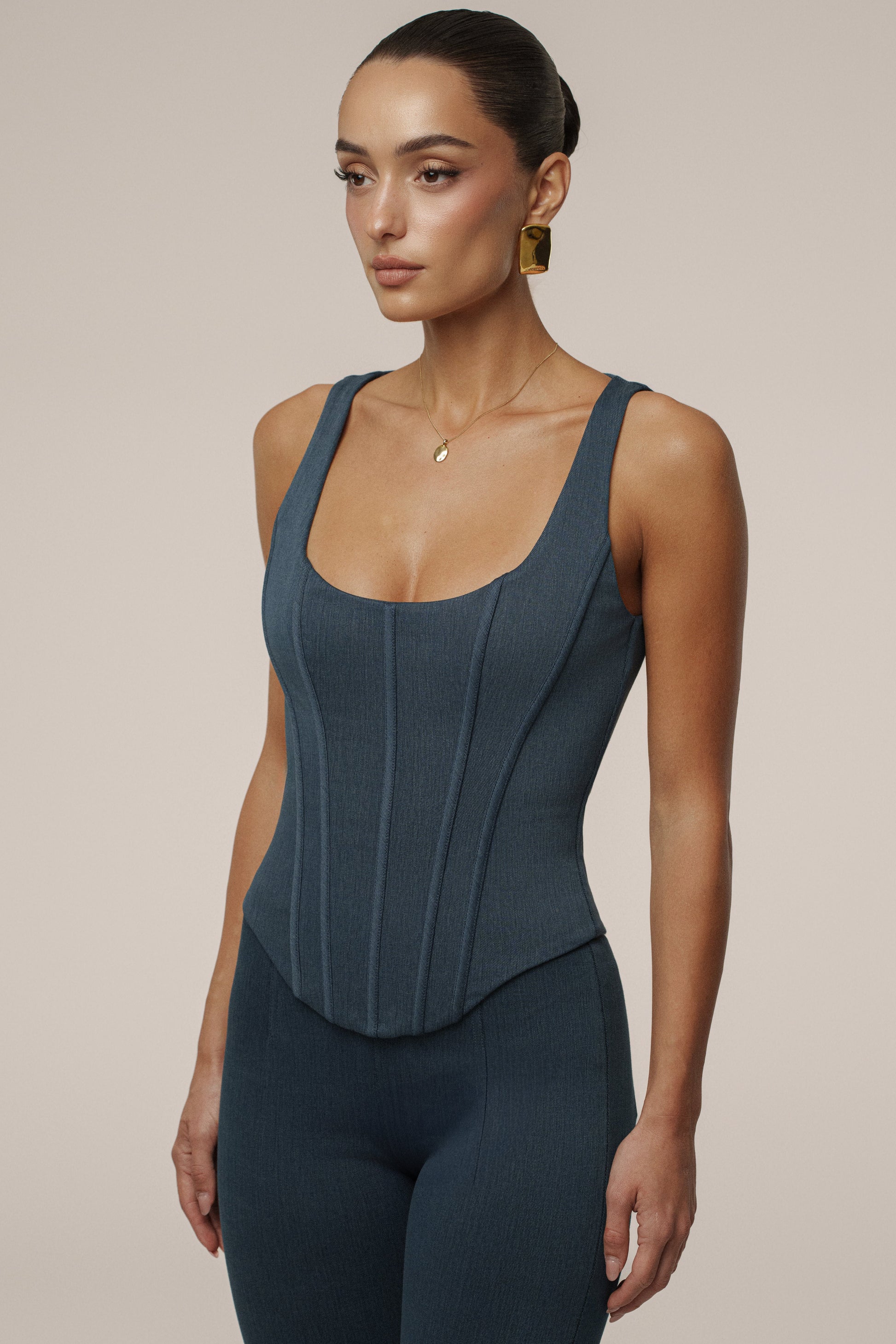 Dark Denim Sierra Corset JLUXLABEL
