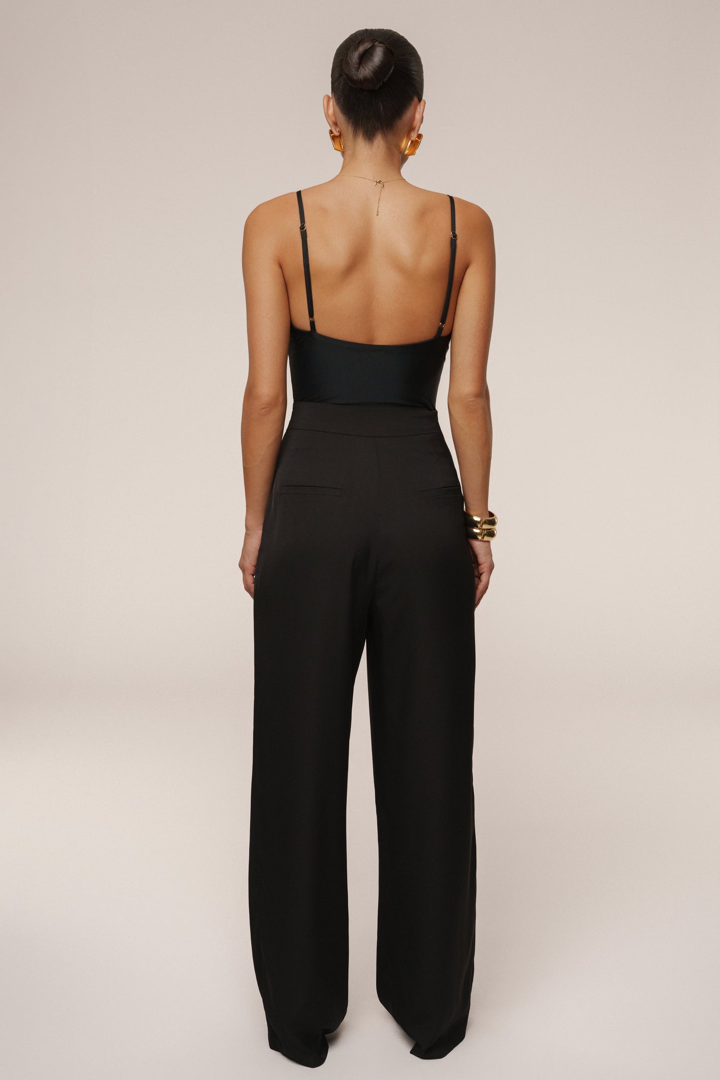 Black Aura Embellished Bodysuit