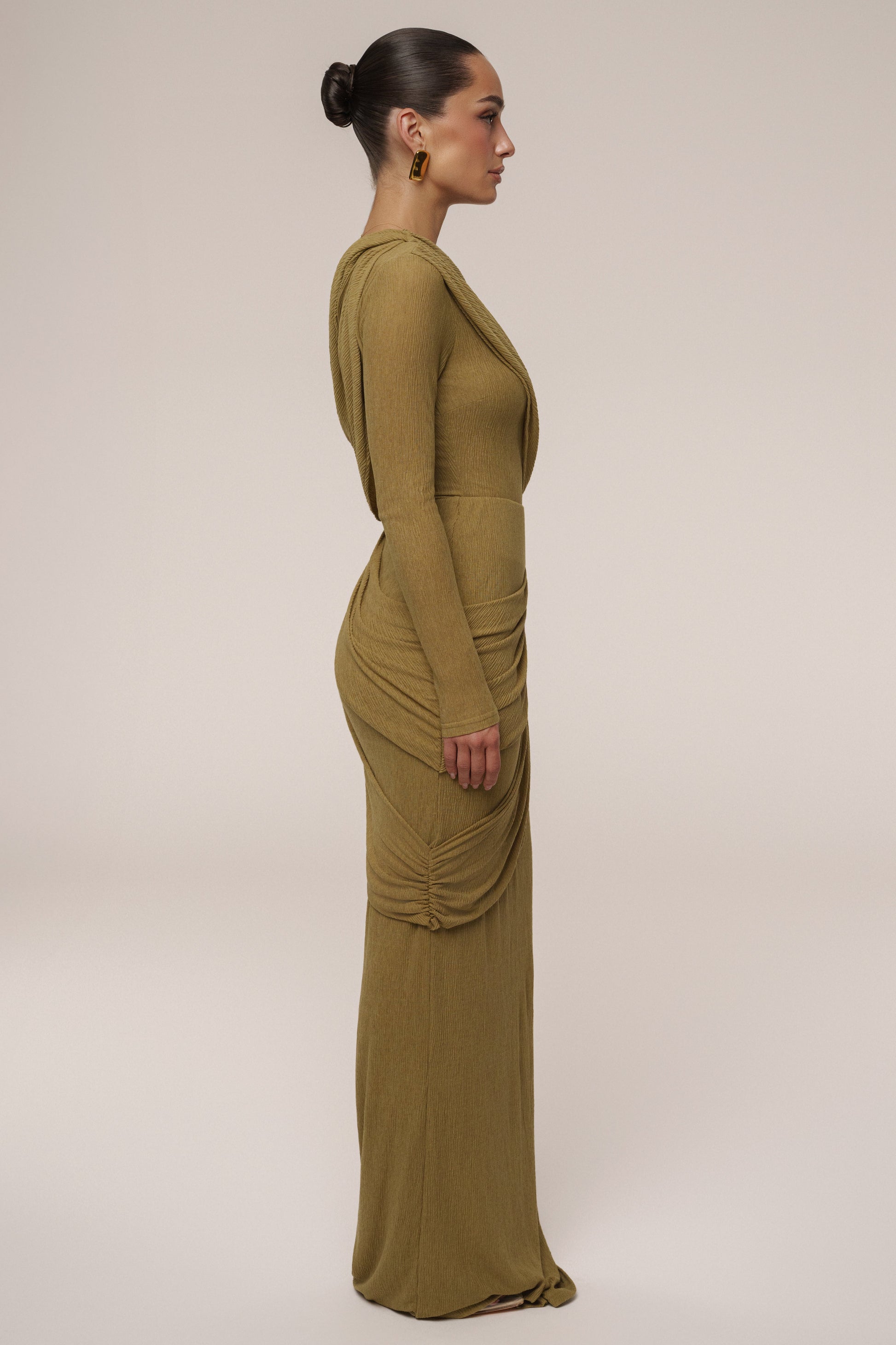 Moss Paradise Hills Maxi Skirt JLUXLABEL