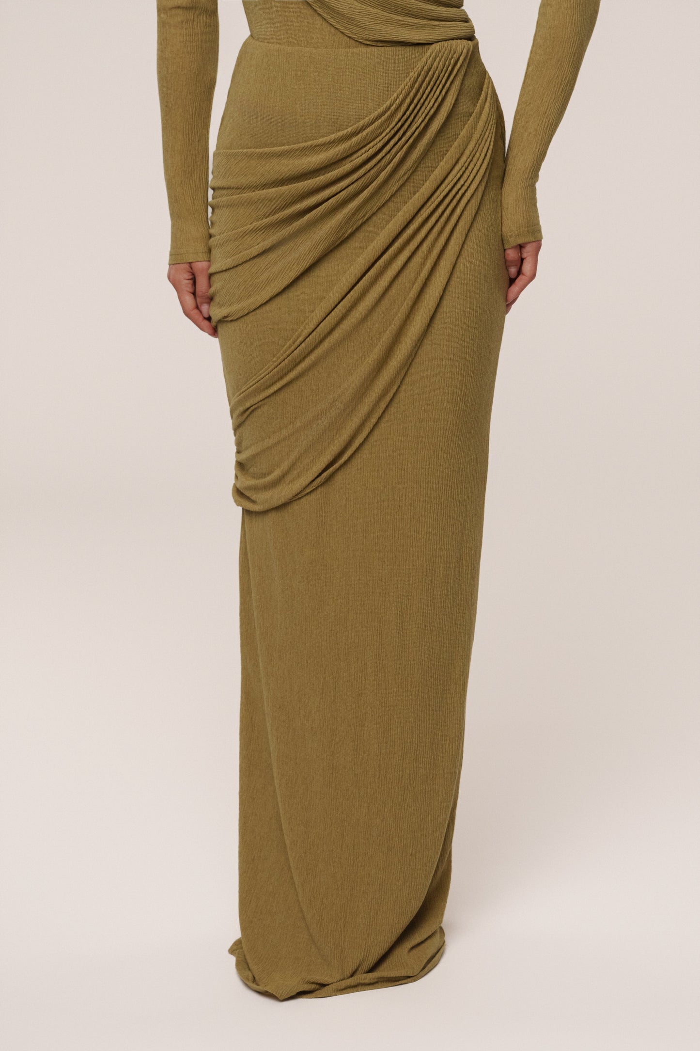 Moss Paradise Hills Maxi Skirt JLUXLABEL