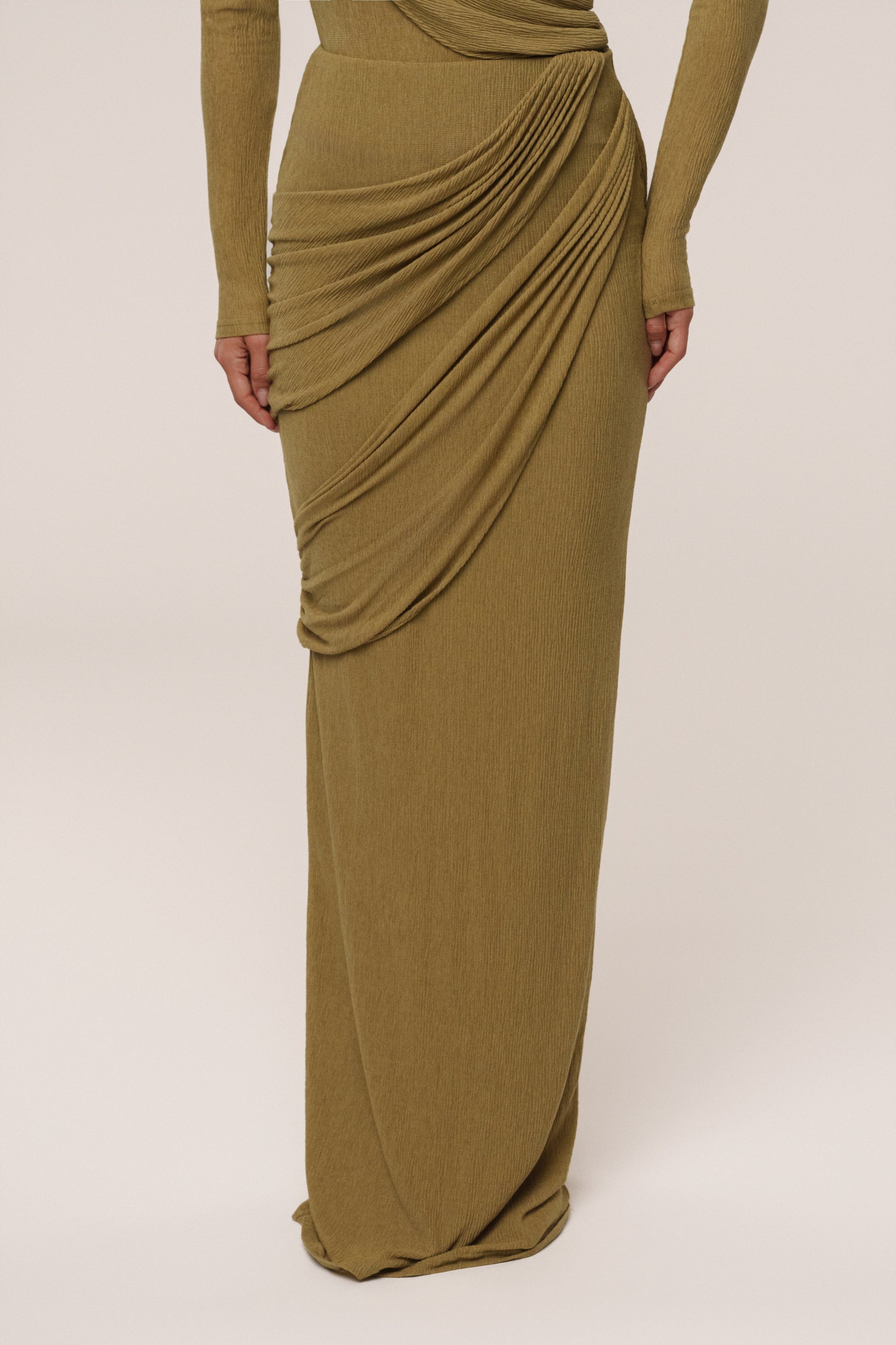 Moss Paradise Hills Maxi Skirt JLUXLABEL