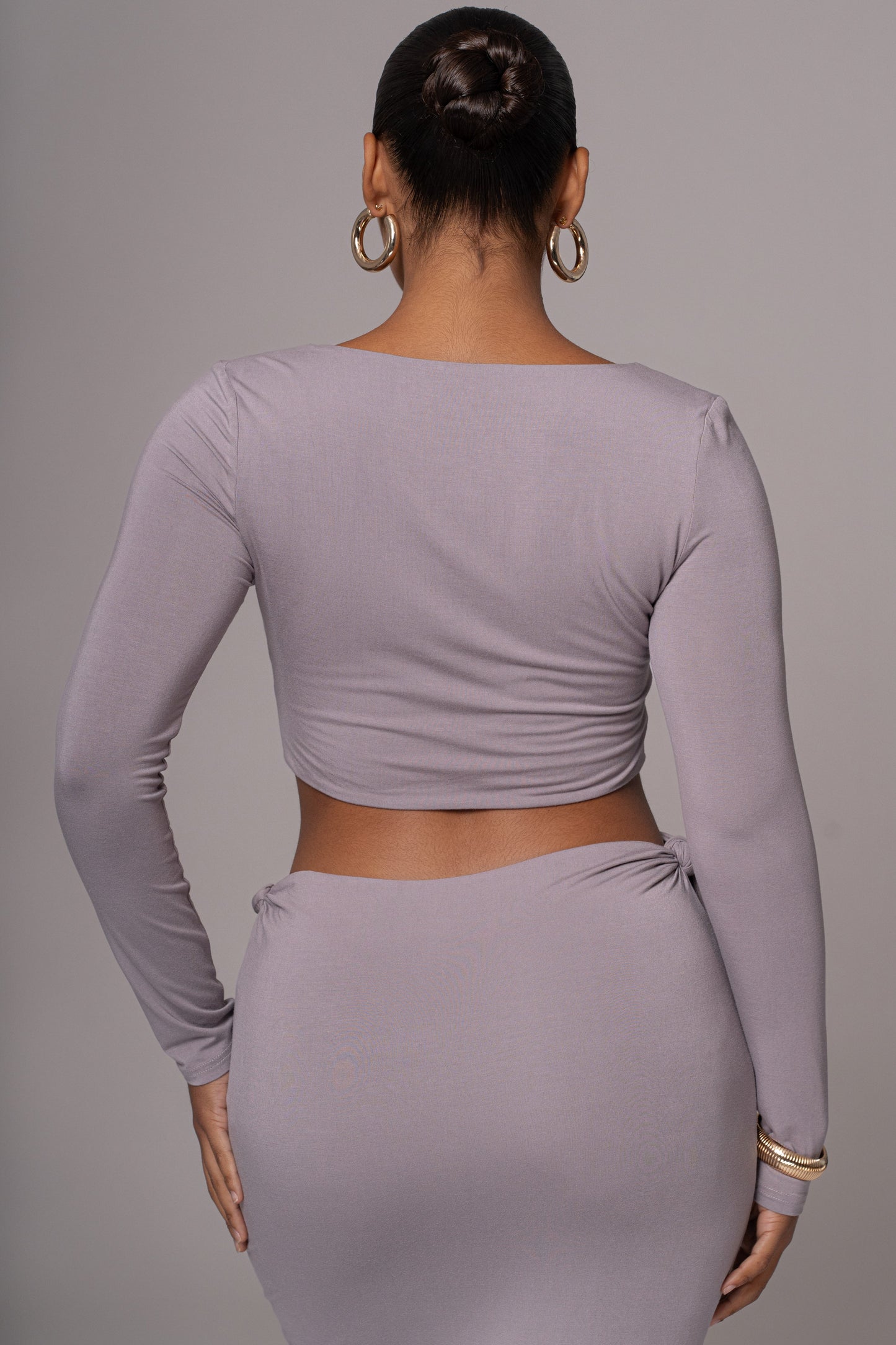Grey Geneva Skirt Set JLUXLABEL