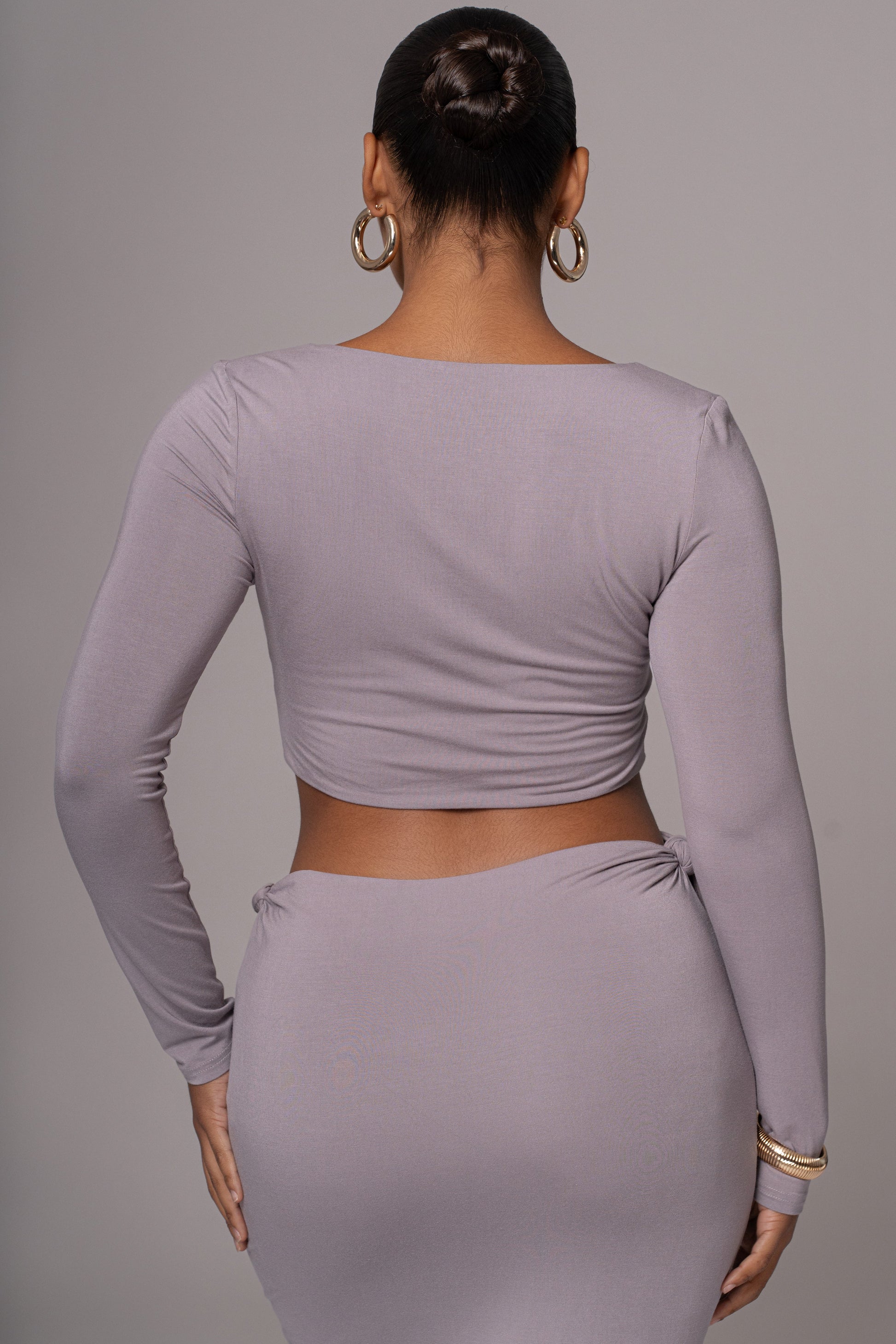 Grey Geneva Skirt Set JLUXLABEL