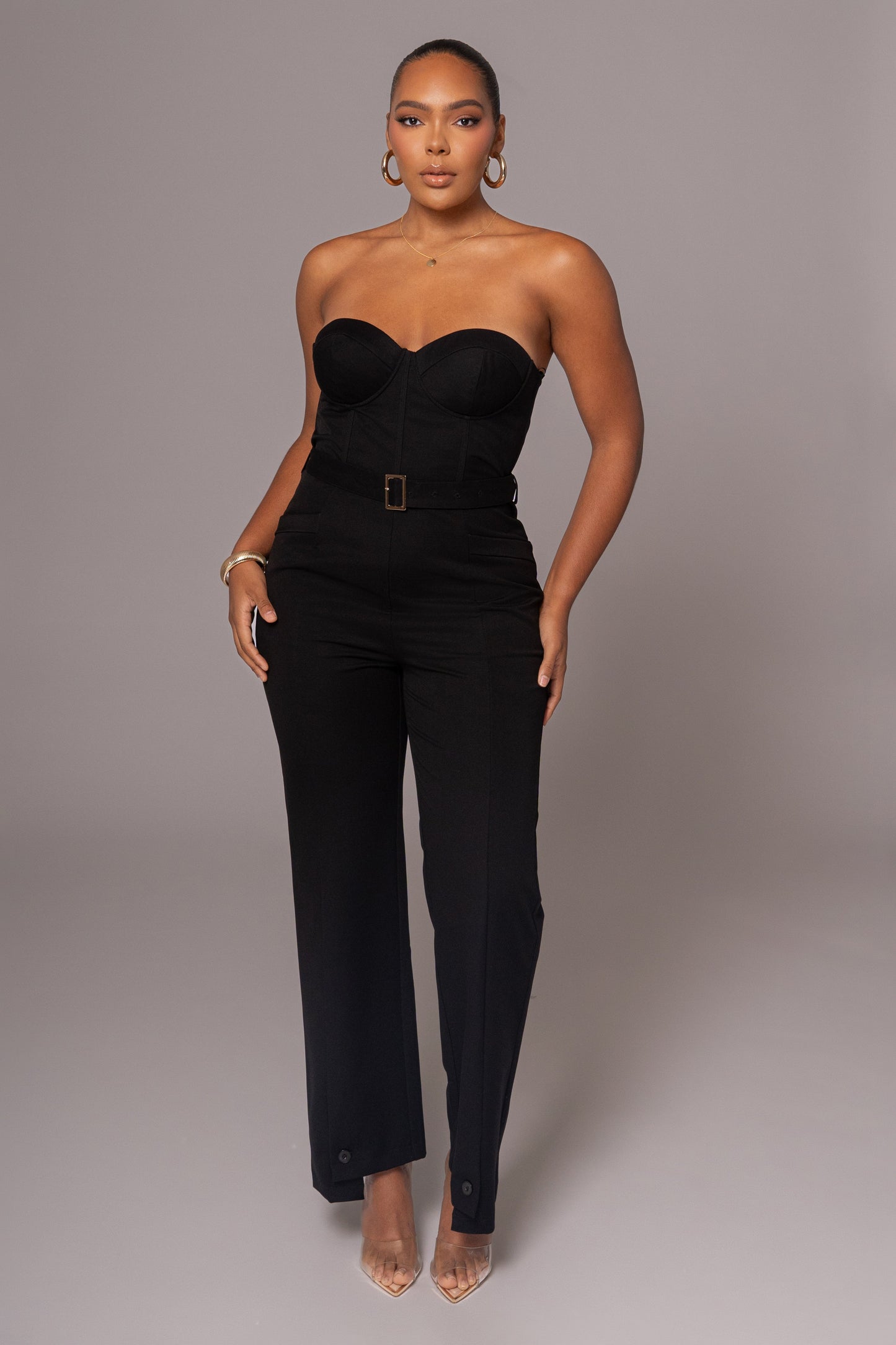 Black Sweetheart Aroma Jumpsuit JLUXLABEL