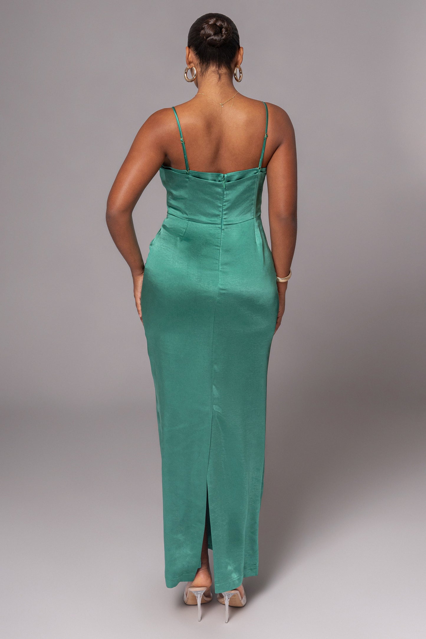 Green Moment In Time Maxi Dress JLUXLABEL
