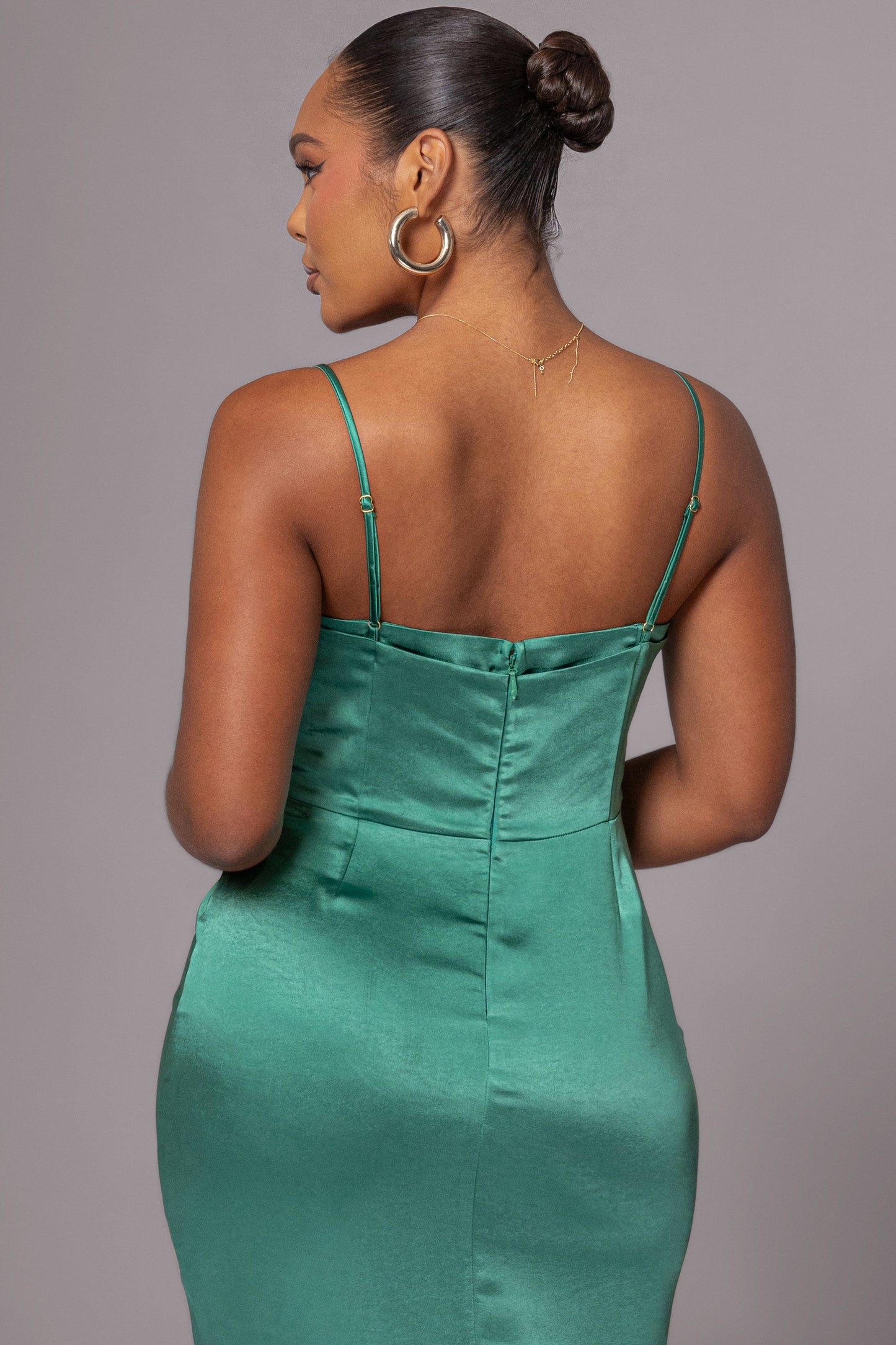 Green Moment In Time Maxi Dress JLUXLABEL
