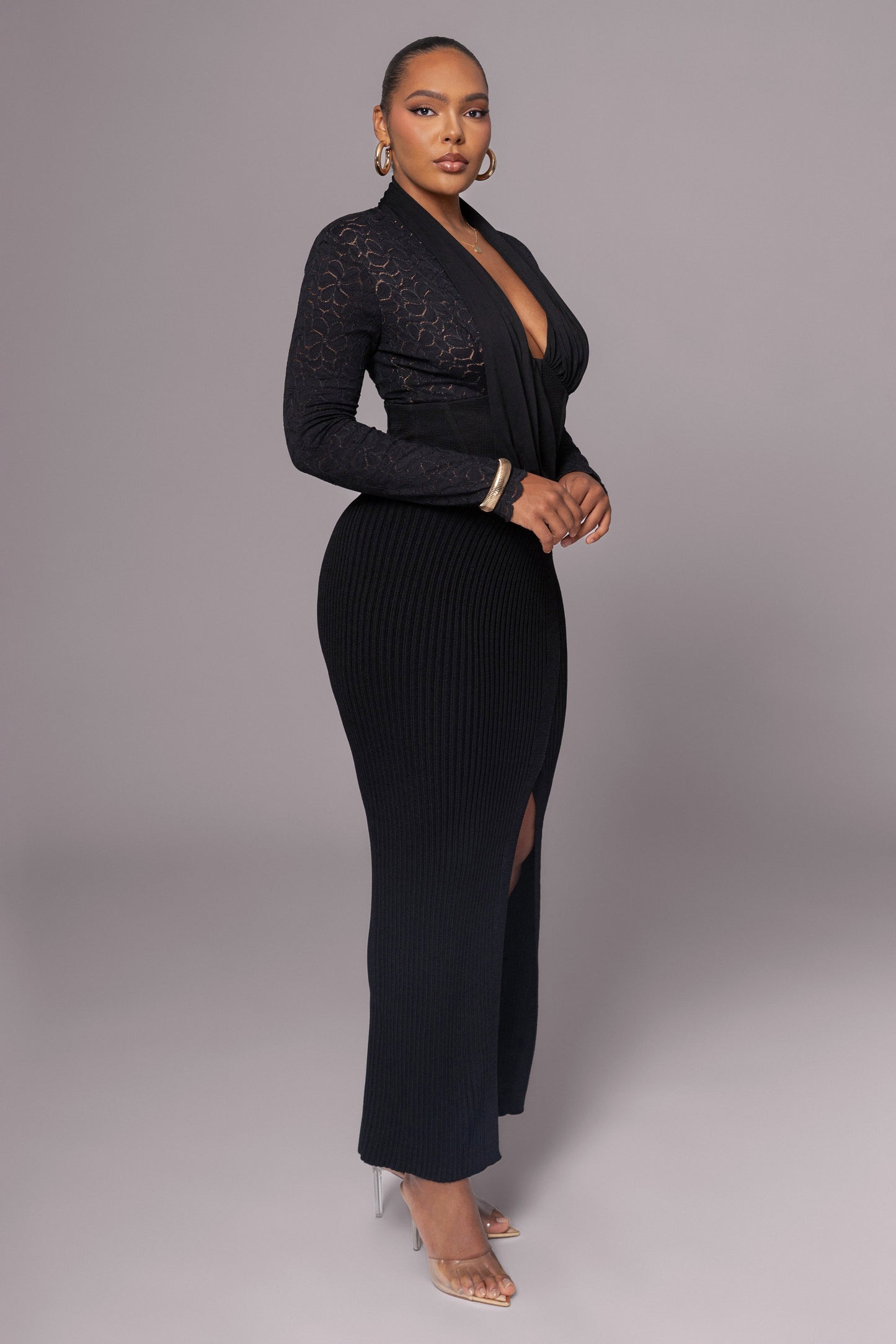 Black Lace Corset Bodysuit JLUXLABEL