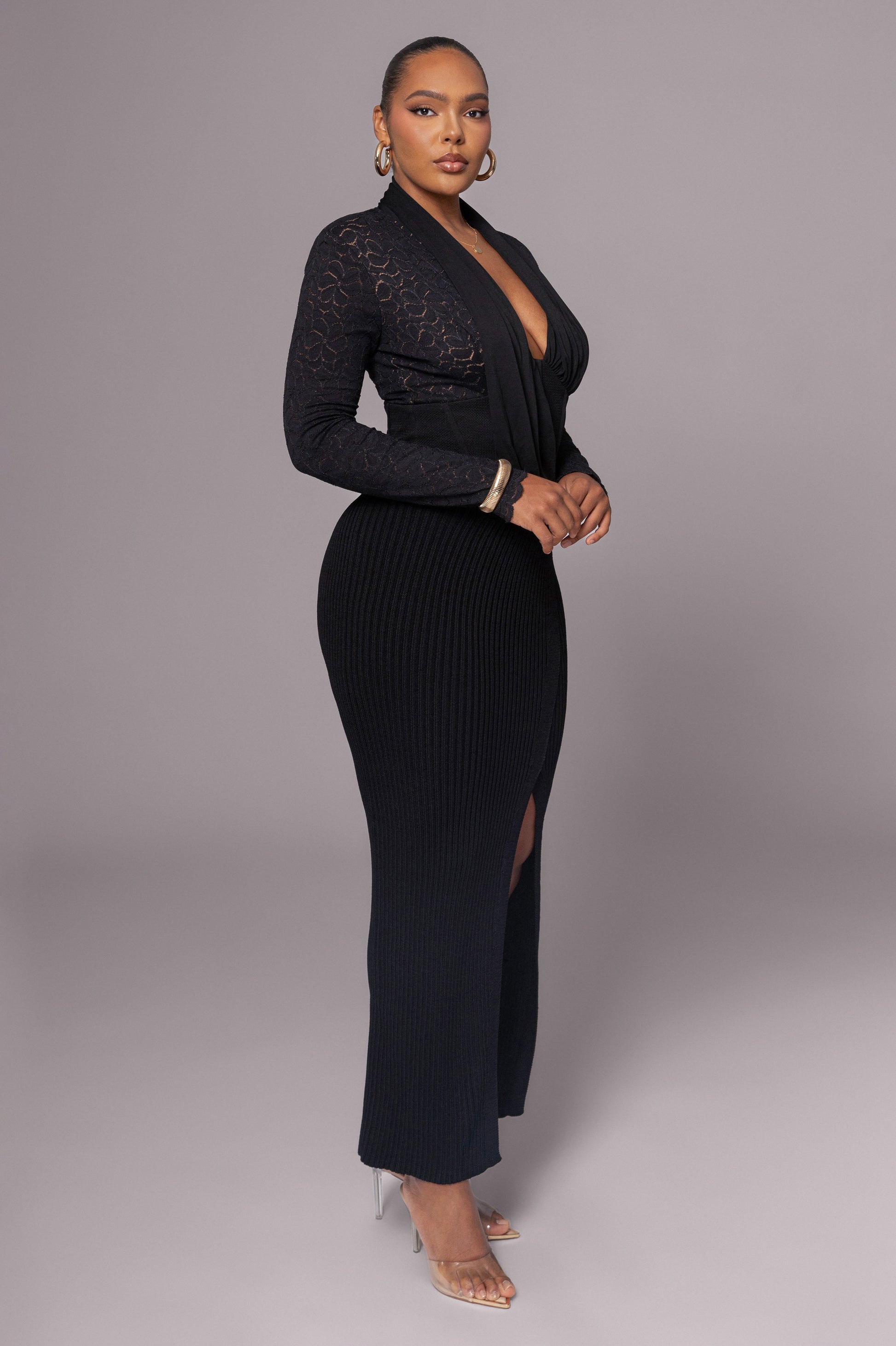 Black Lace Corset Bodysuit JLUXLABEL