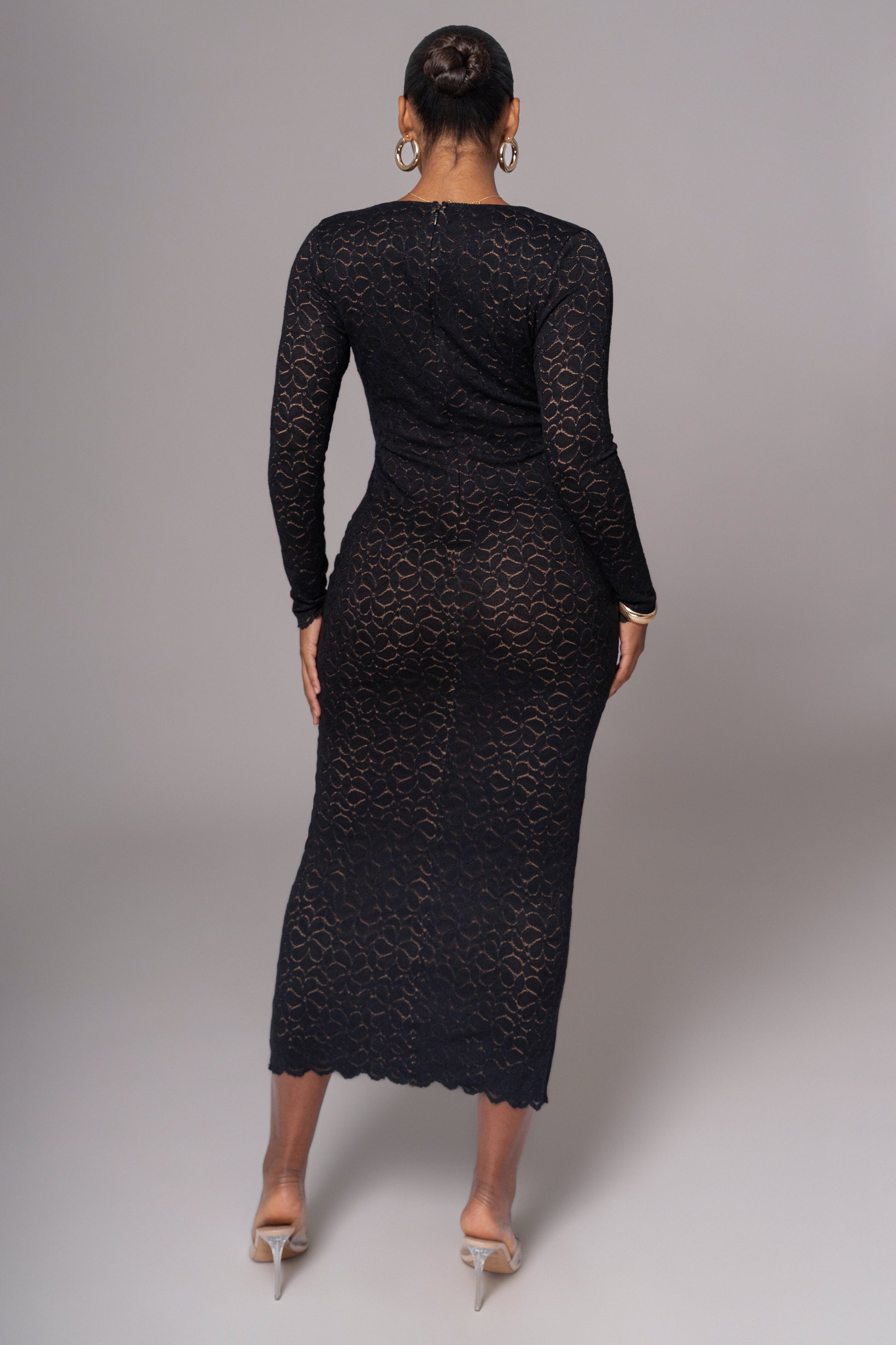 Black Reunited Maxi Dress JLUXLABEL
