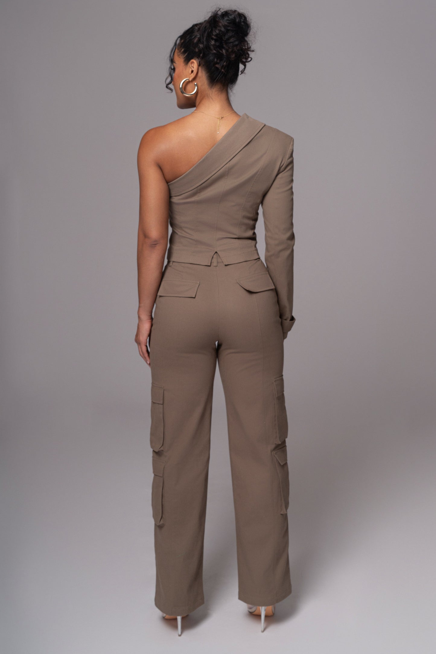 Olive Amal One Shoulder Top JLUXLABEL
