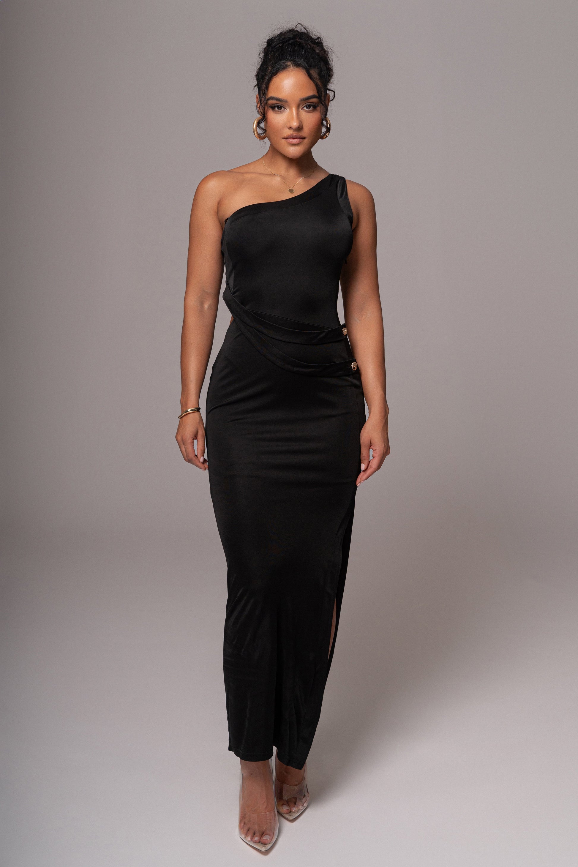 Black Surrey Maxi Dress JLUXLABEL