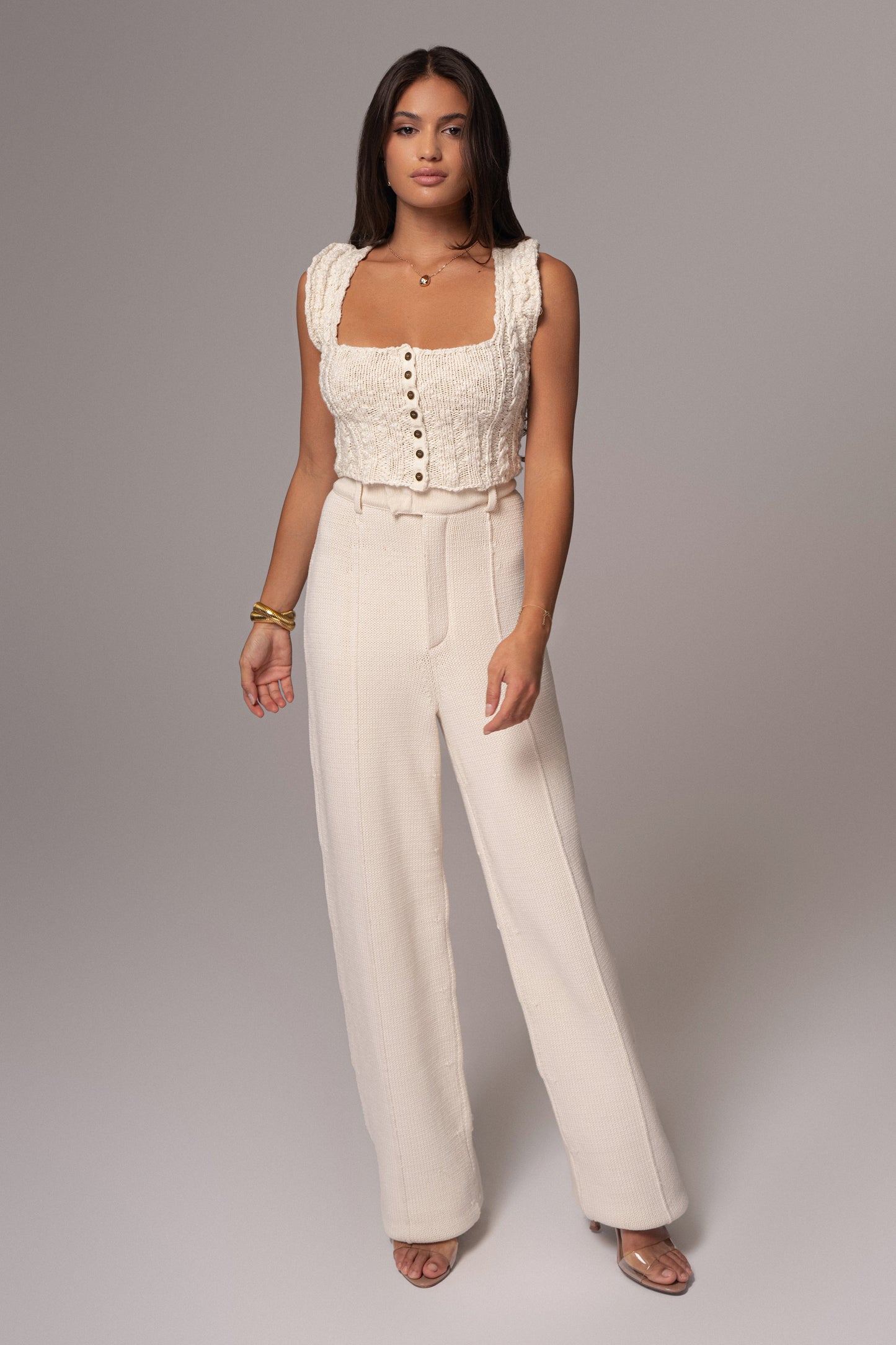 Buttercream Drift Knit Top JLUXLABEL