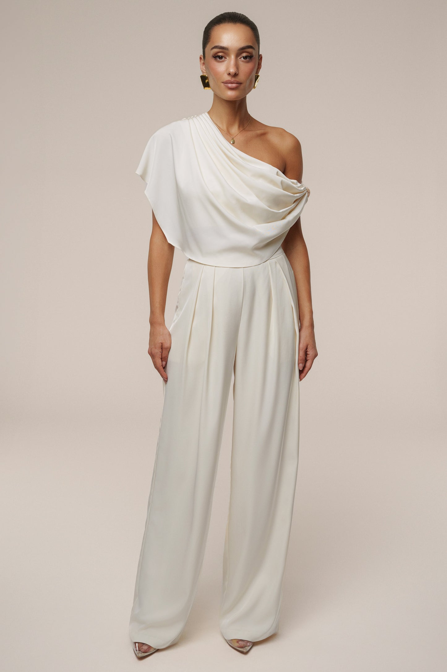 Buttercream Gleam and Glow Satin Top JLUXLABEL