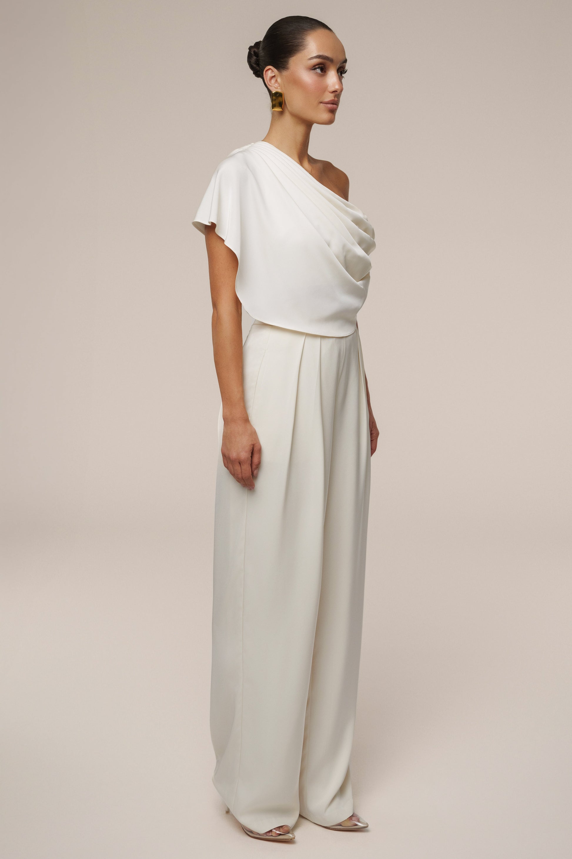 Buttercream Gleam and Glow Satin Top JLUXLABEL