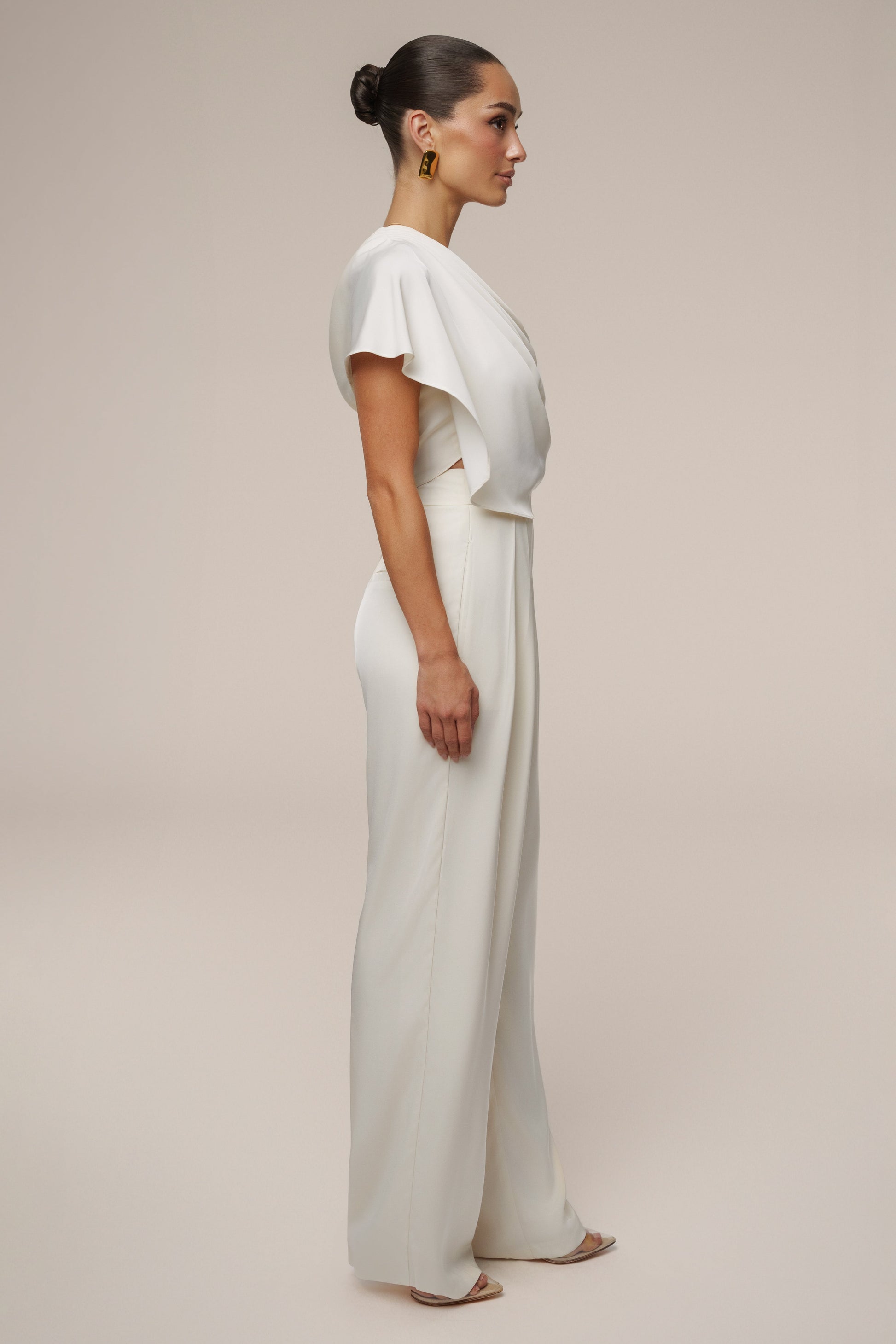Buttercream Gleam and Glow Satin Top JLUXLABEL