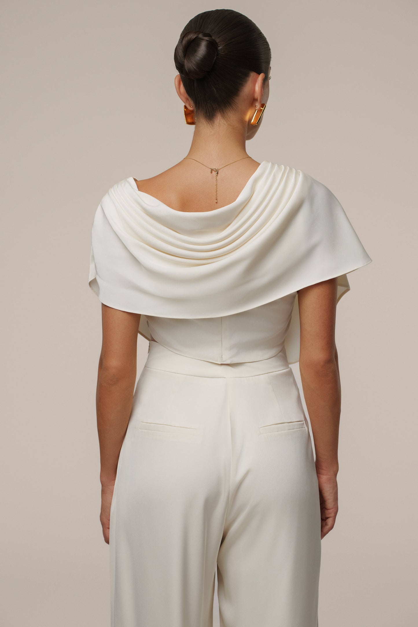 Buttercream Gleam and Glow Satin Top JLUXLABEL