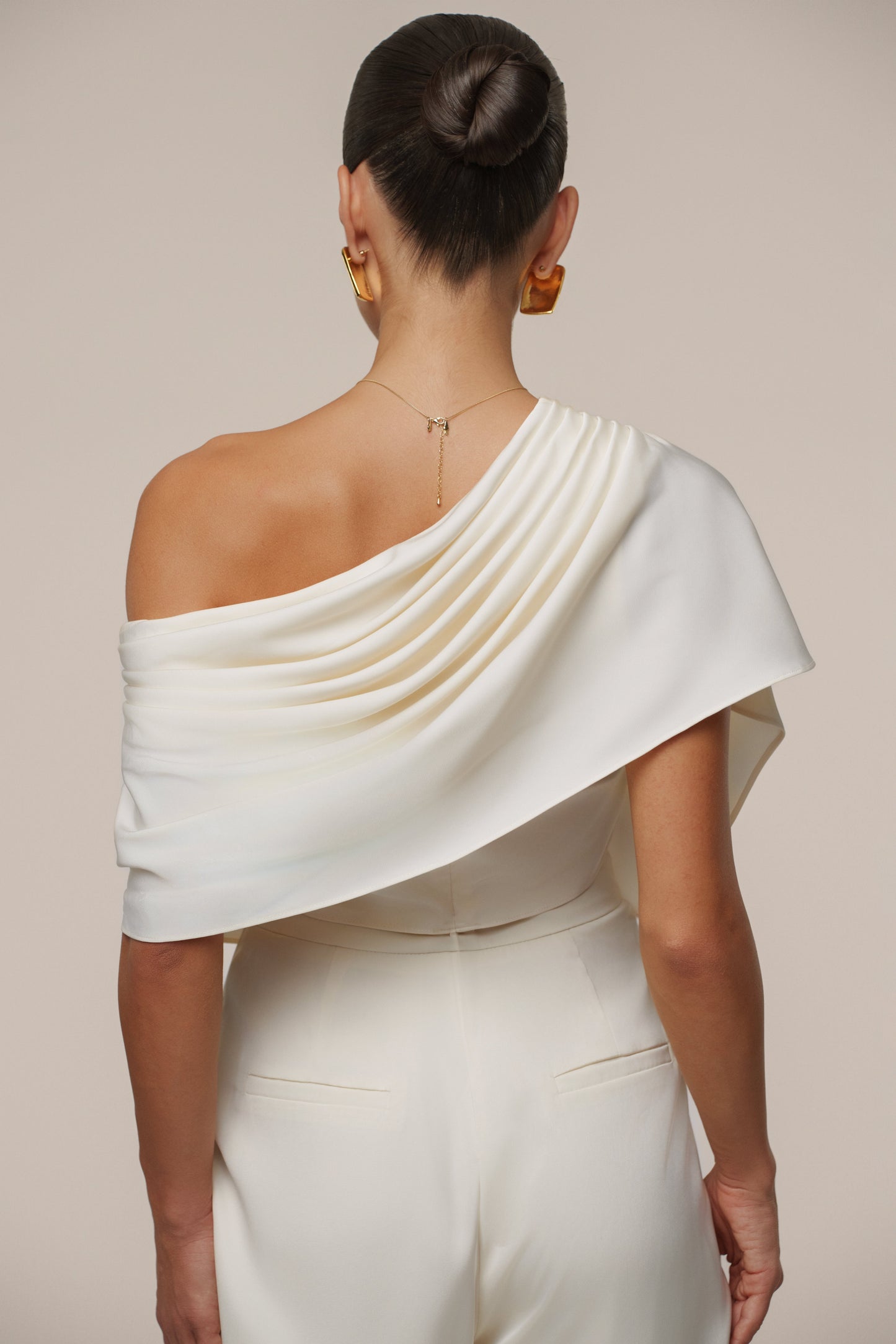 Buttercream Gleam and Glow Satin Top JLUXLABEL