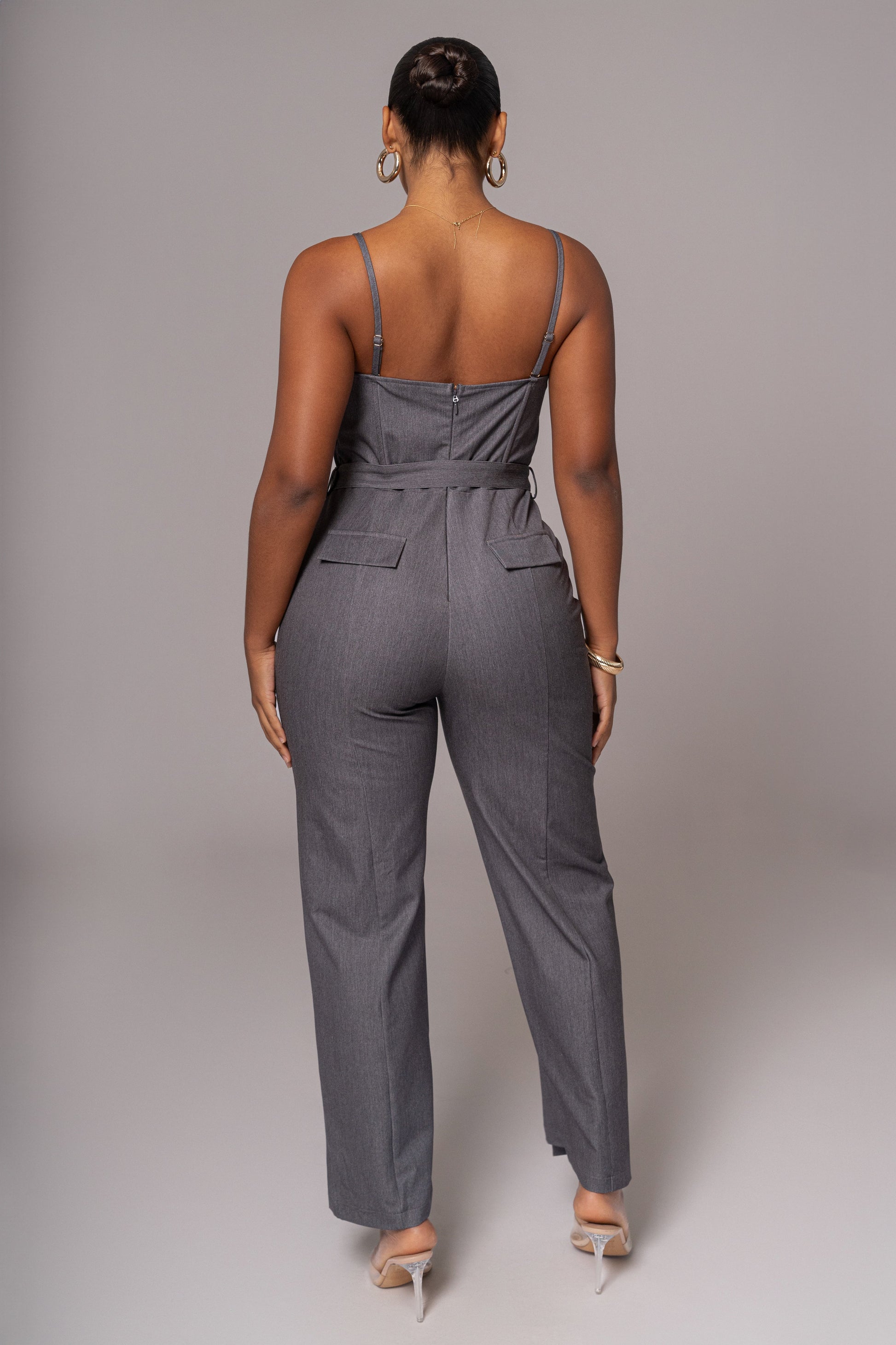 Grey Sweetheart Aroma Jumpsuit JLUXLABEL