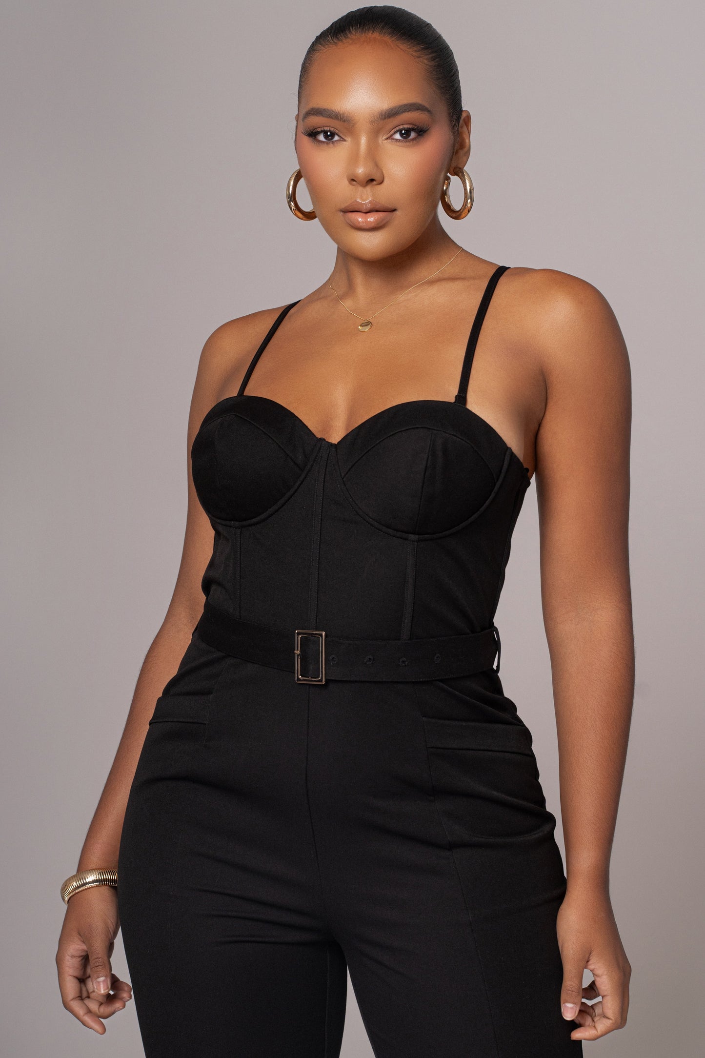 Black Sweetheart Aroma Jumpsuit JLUXLABEL