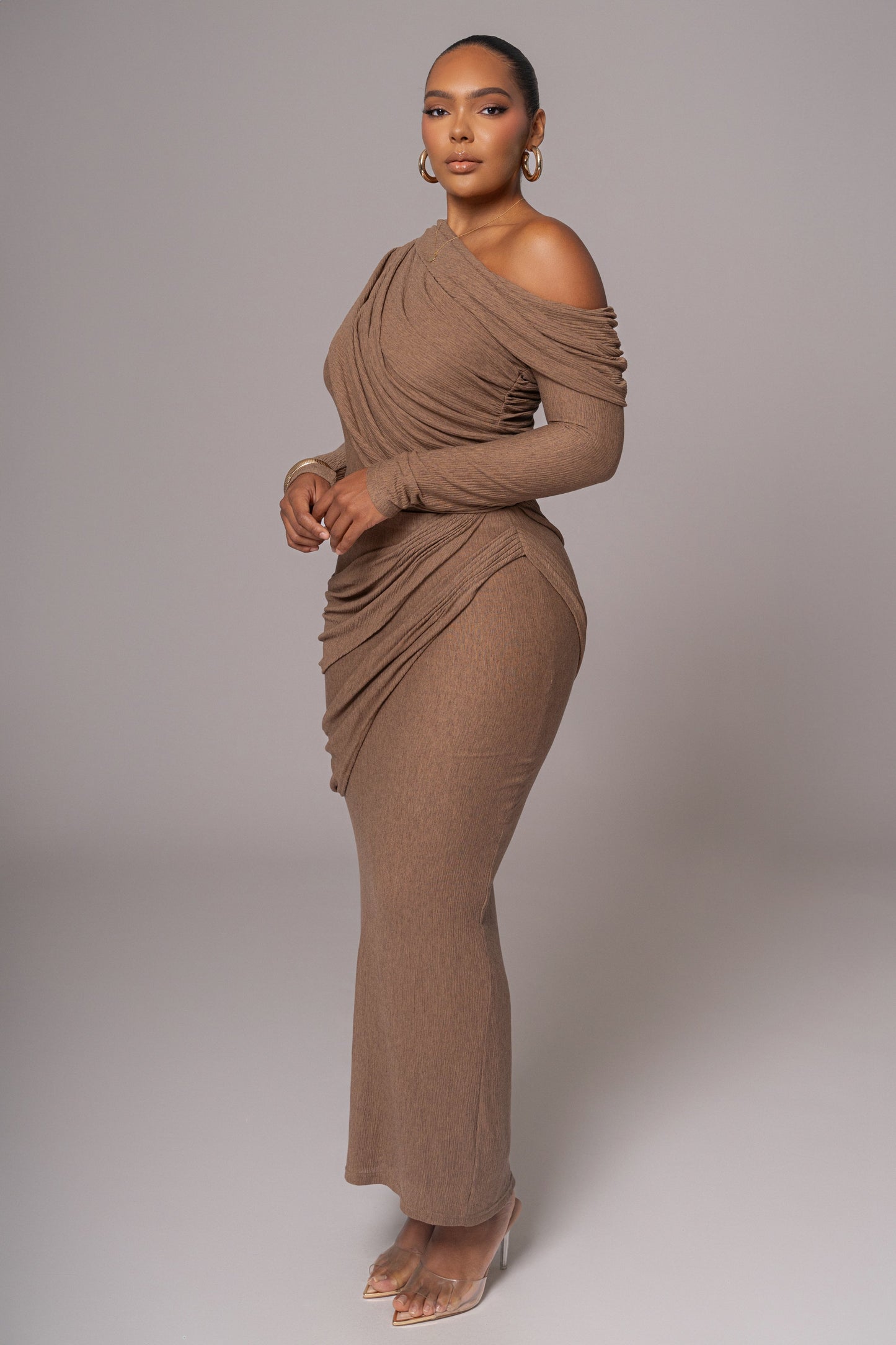 Chocolate Paradise Hills Maxi Skirt JLUXLABEL