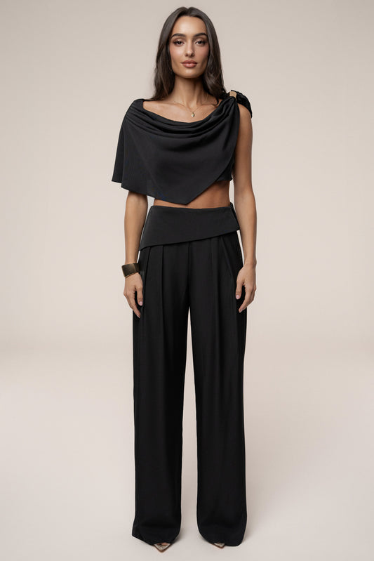 Black Executive Trousers JLUXLABEL