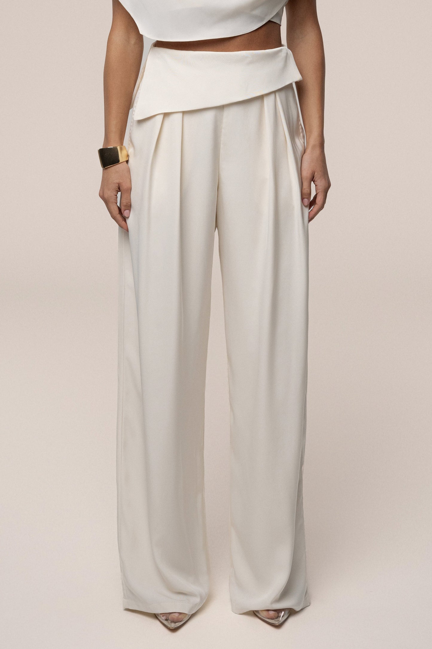 Buttercream Executive Trousers JLUXLABEL