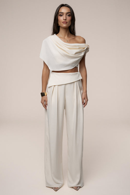 Buttercream Executive Trousers JLUXLABEL