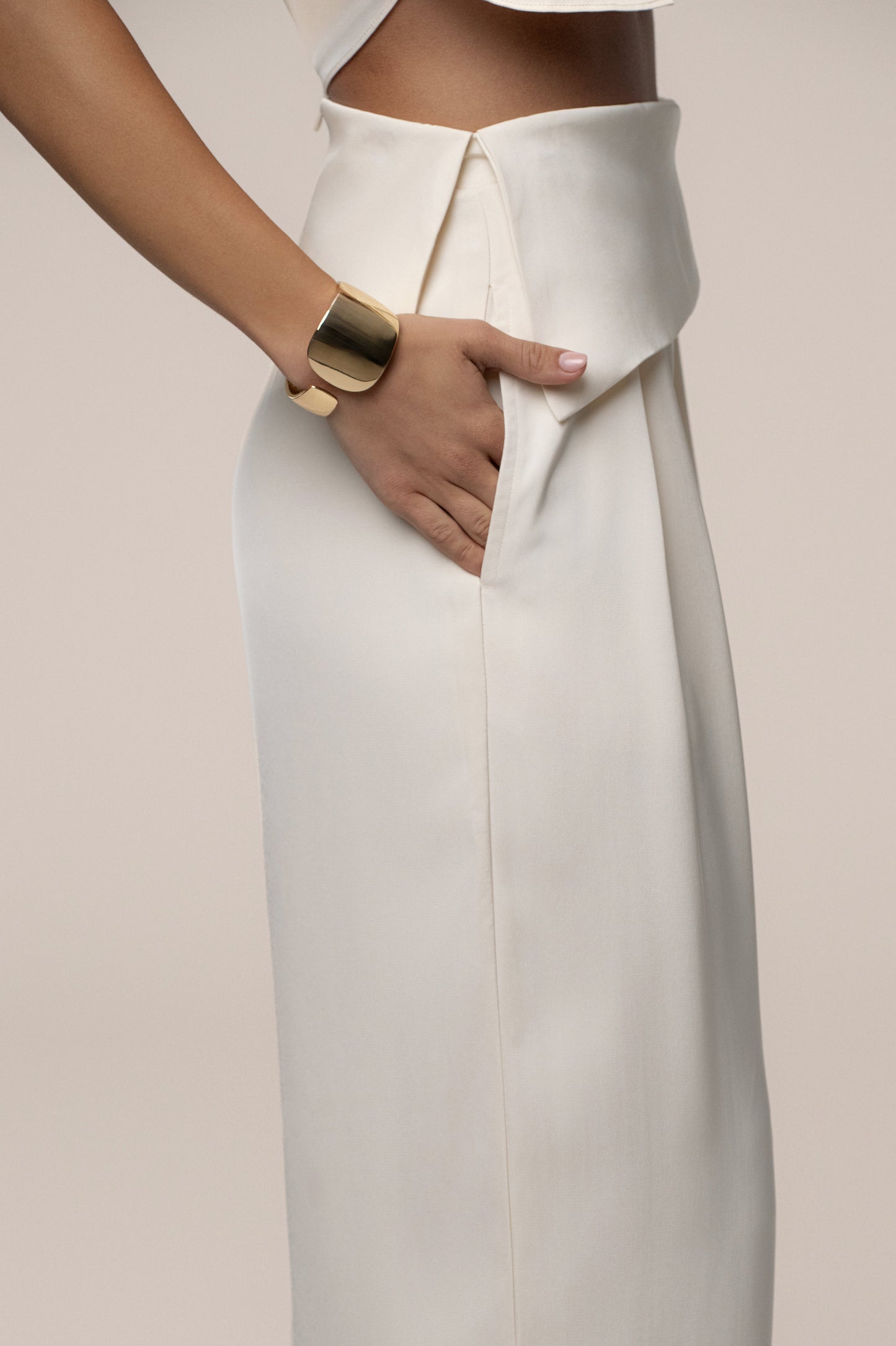 Buttercream Executive Trousers JLUXLABEL