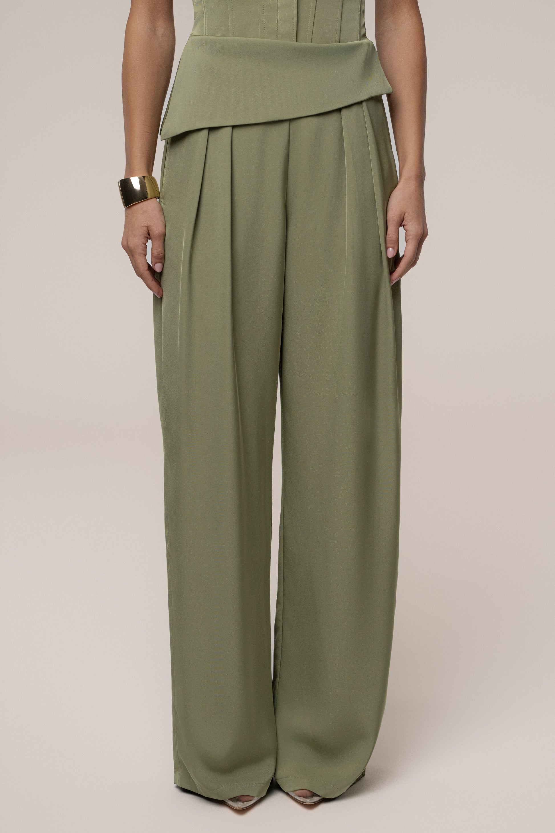 Olive Executive Trousers NEWFASHIONEDGE