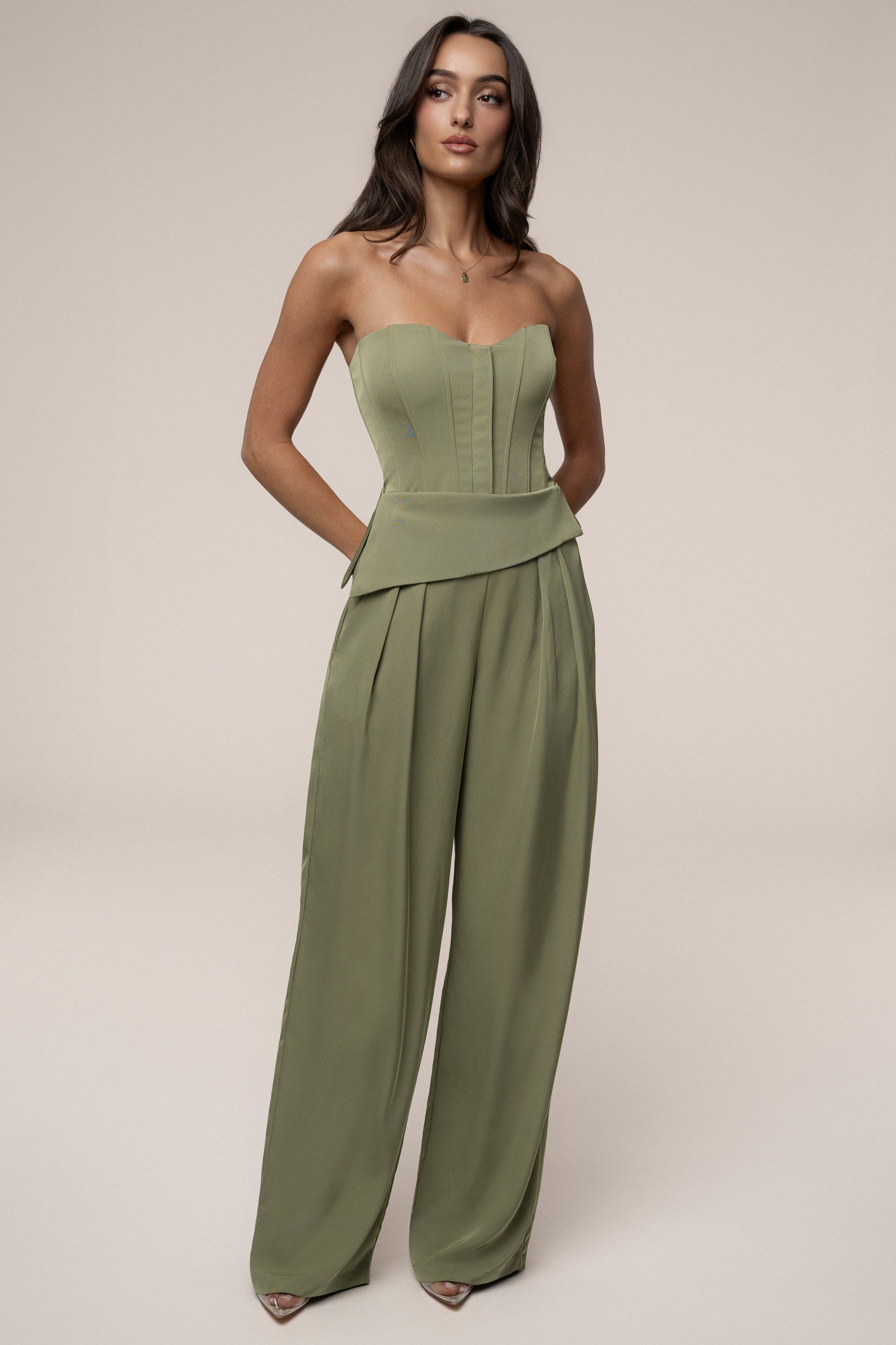 Olive Executive Trousers NEWFASHIONEDGE